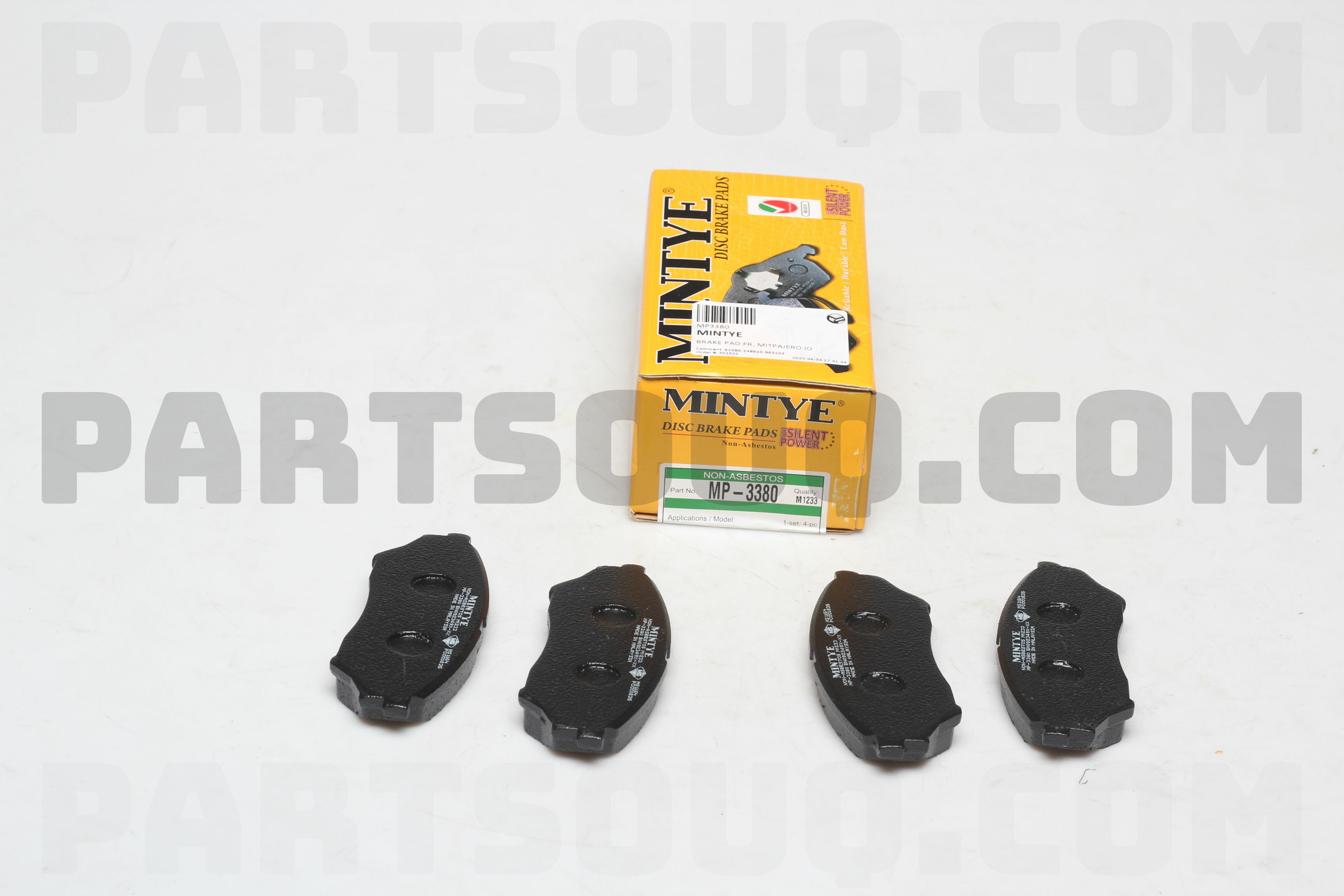 大学 割引 MP3380 IO MITPAJERO FR, PAD BRAKE | PartSouq | Parts MINTYE 鉄道模型