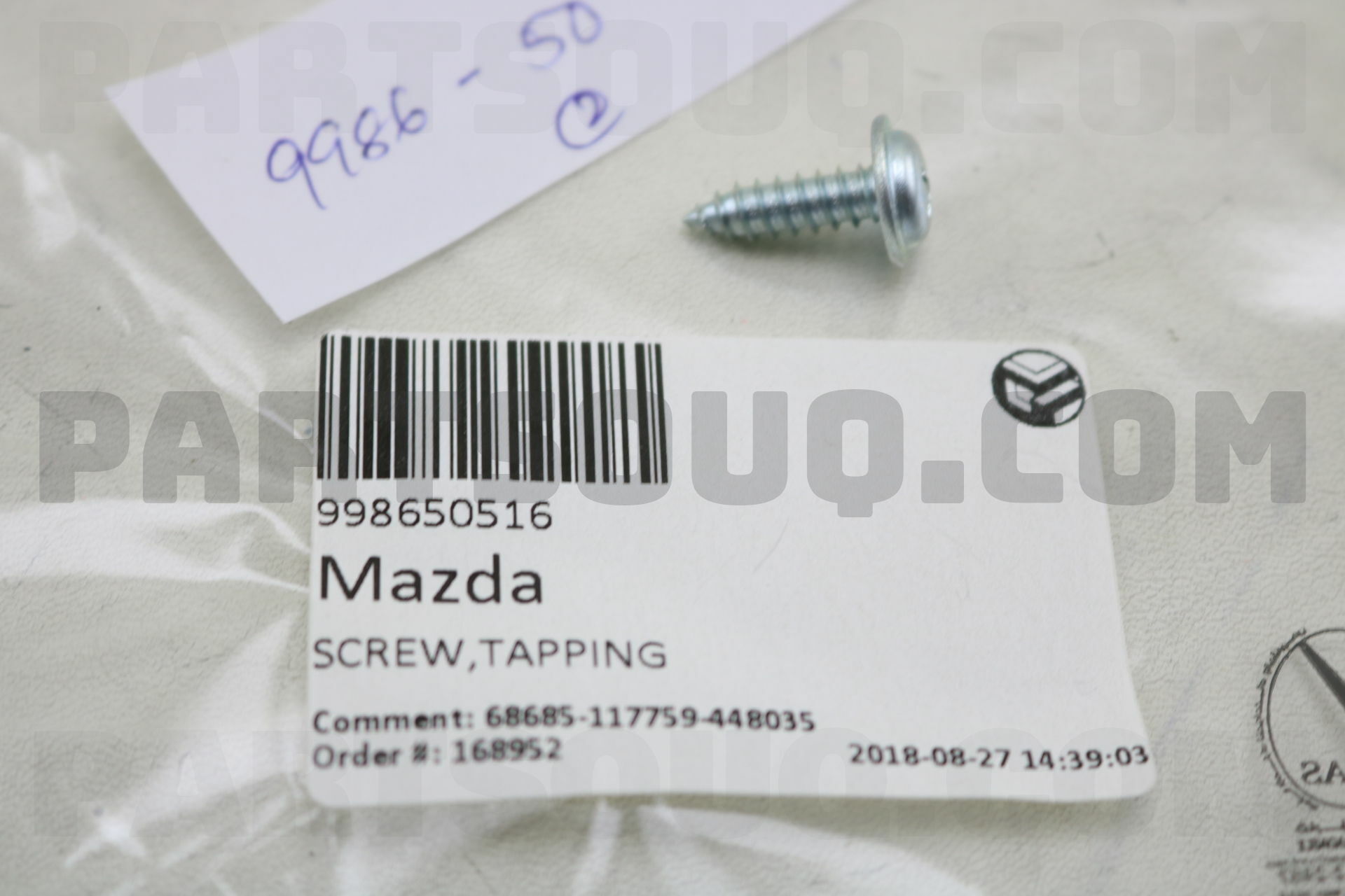 【メーカー直売】の商品をすべて 998650516 SCREW,TAPPING | PartSouq | Parts Mazda ボディソープ