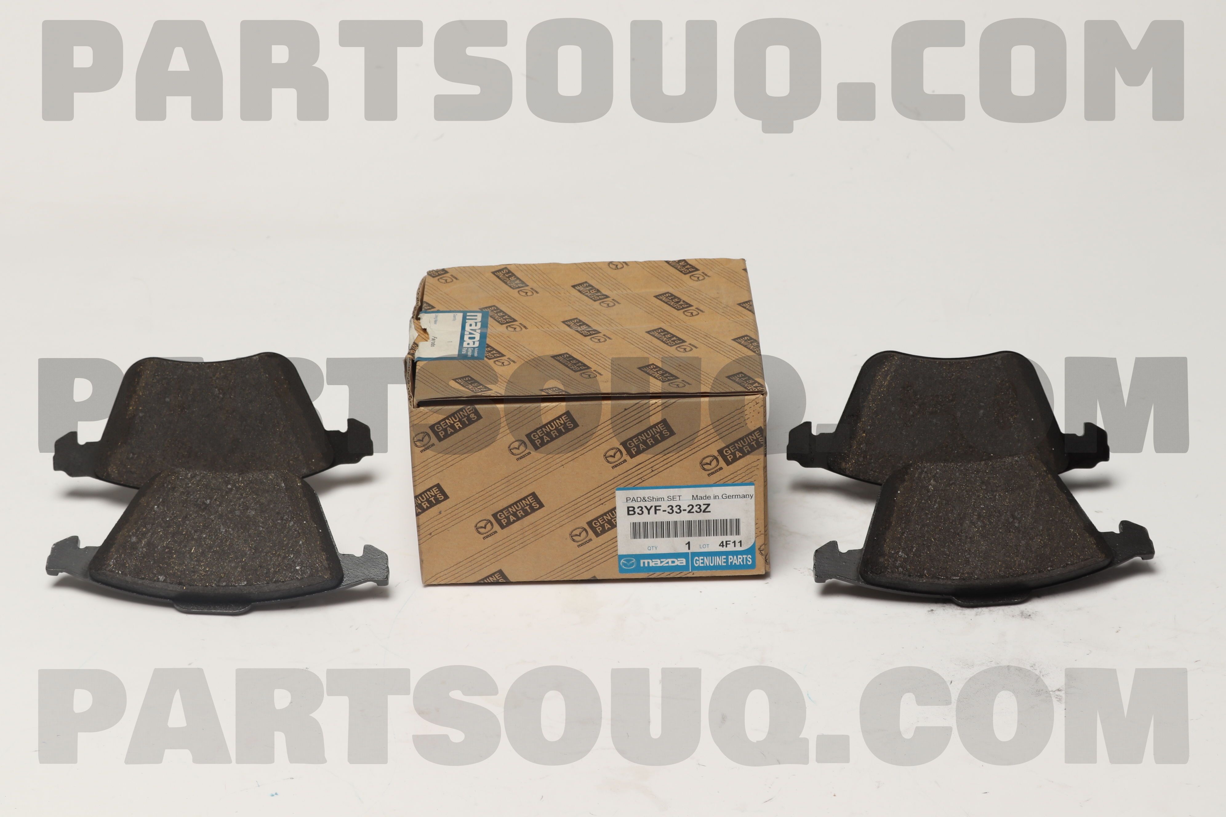PAD SET,FRT CALIPER B3YF3323Z | Mazda Parts | PartSouq