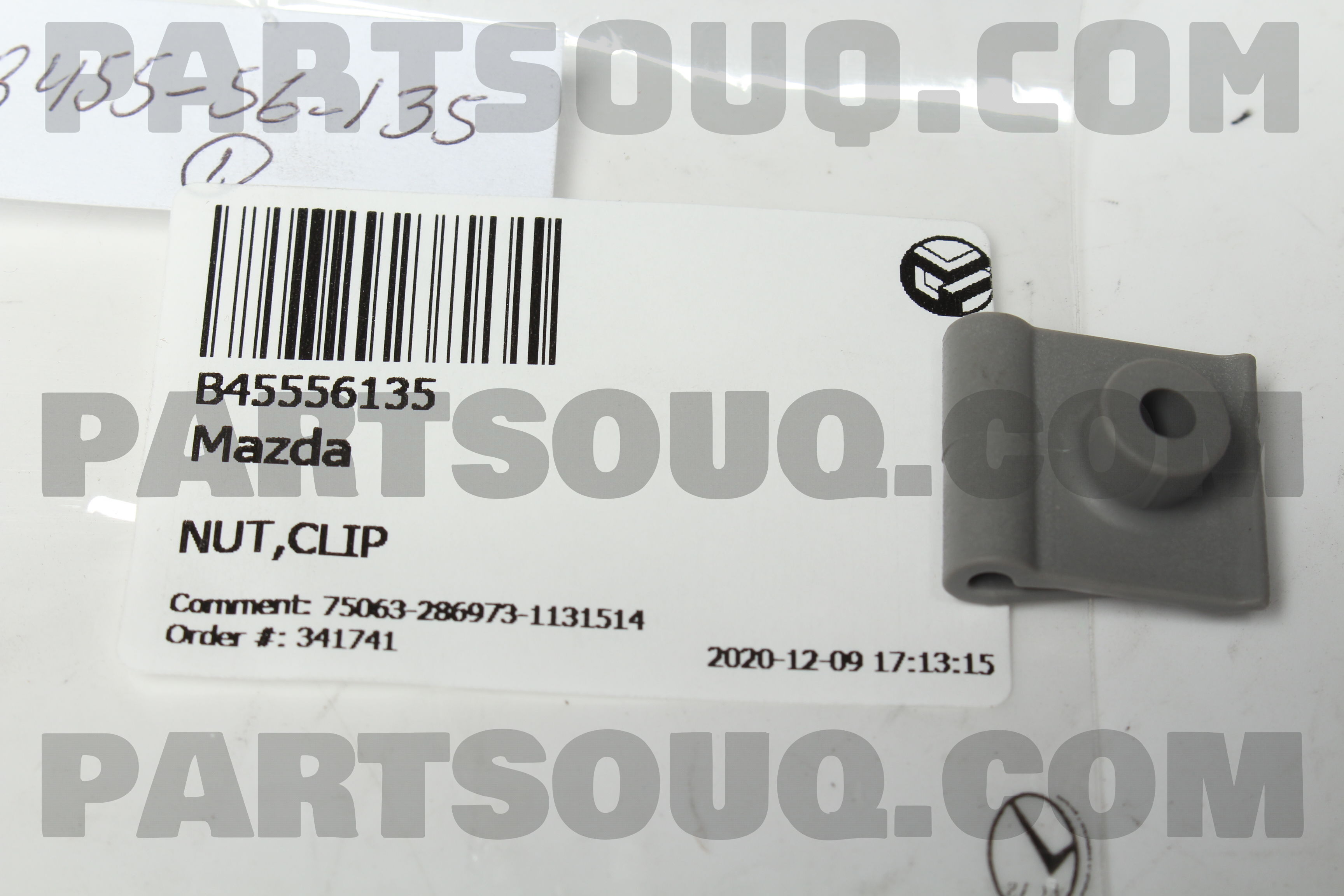 NUT,CLIP B45556135 | Mazda Parts | PartSouq