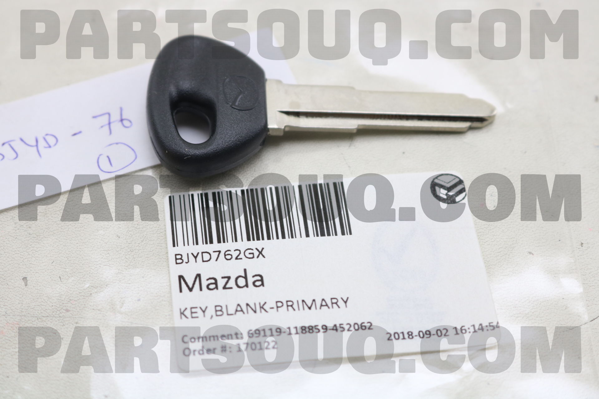 KEY,BLANK-PRIMARY BJYD762GX | Mazda Parts | PartSouq