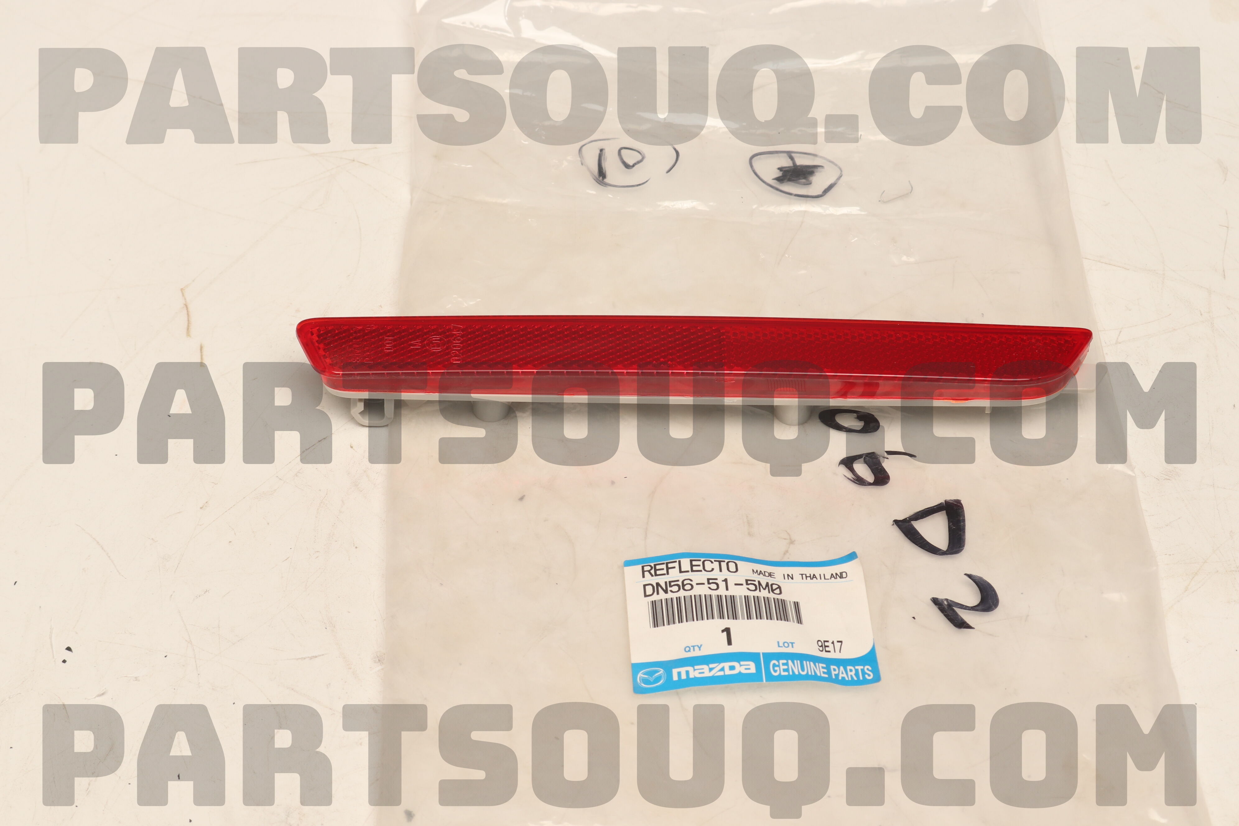 Mazda Rear Reflex REFLECTOR(L),REFLEX-REAR DN56515M0 | Mazda Parts | PartSouq