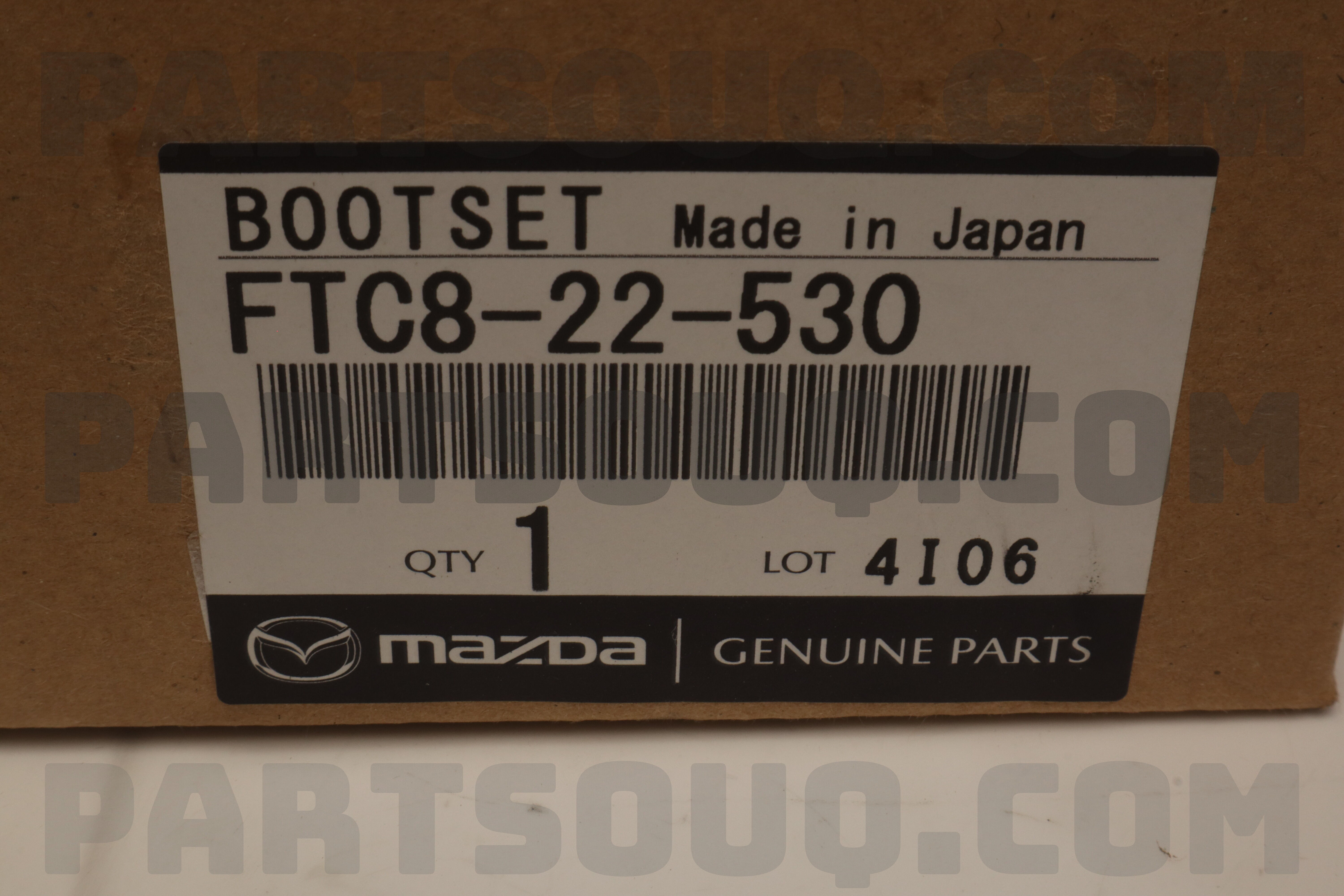BOOT SET,OUTER JOINT FTC822530 | Mazda Parts | PartSouq
