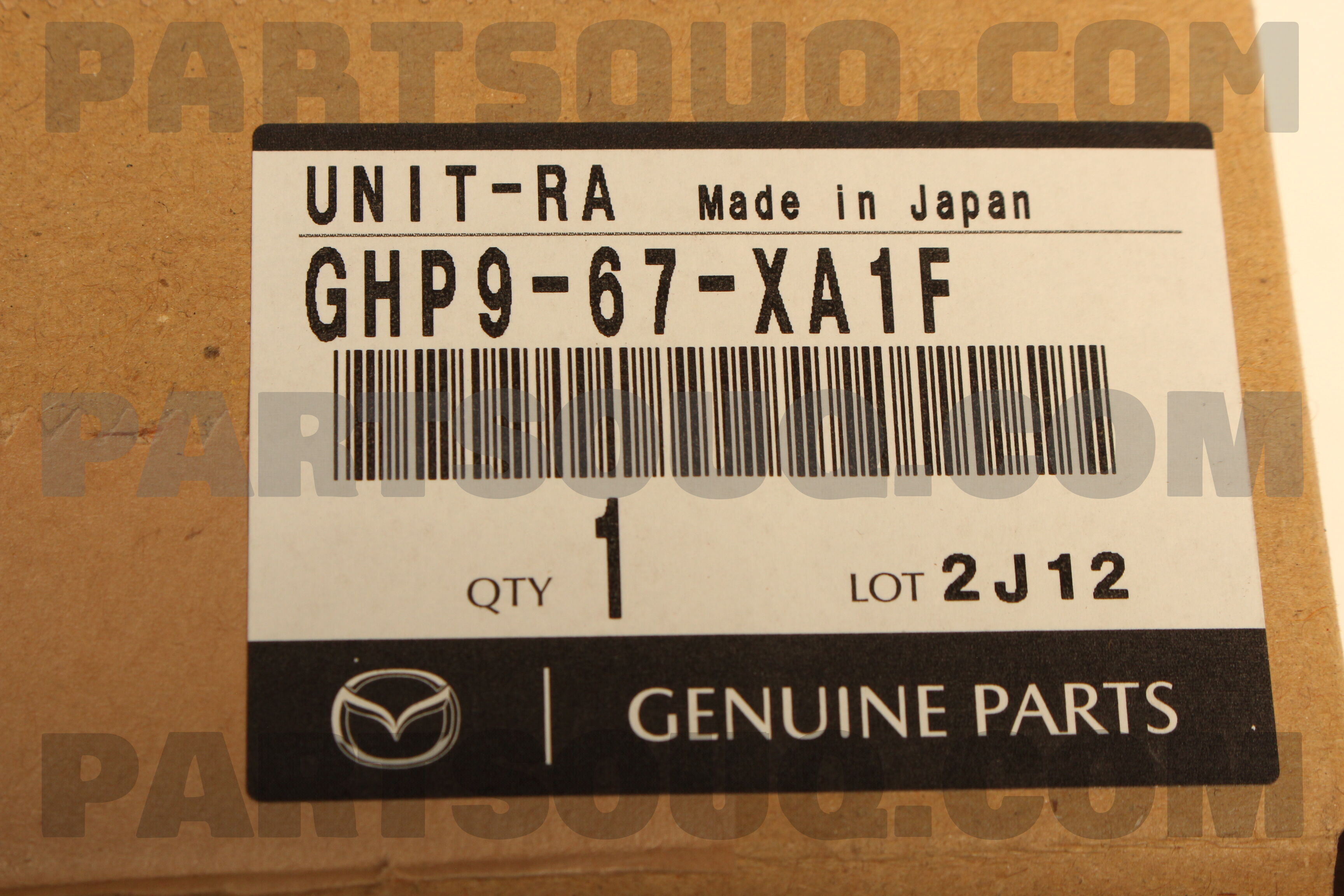 SENSOR UNIT,RADAR GHP967XA1F | Mazda Parts | PartSouq
