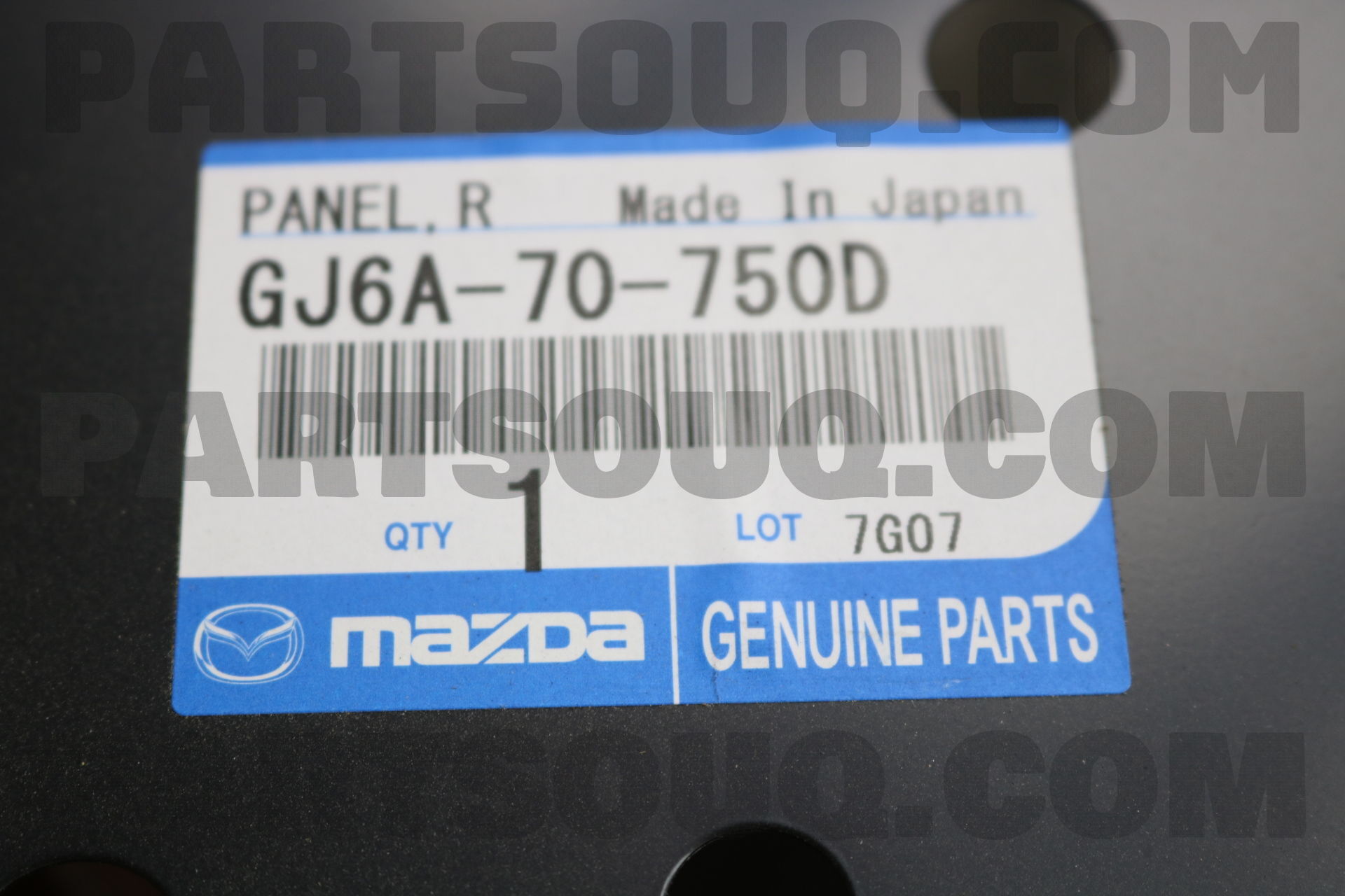 PANEL,REAR END GJ6A70750D | Mazda Parts | PartSouq