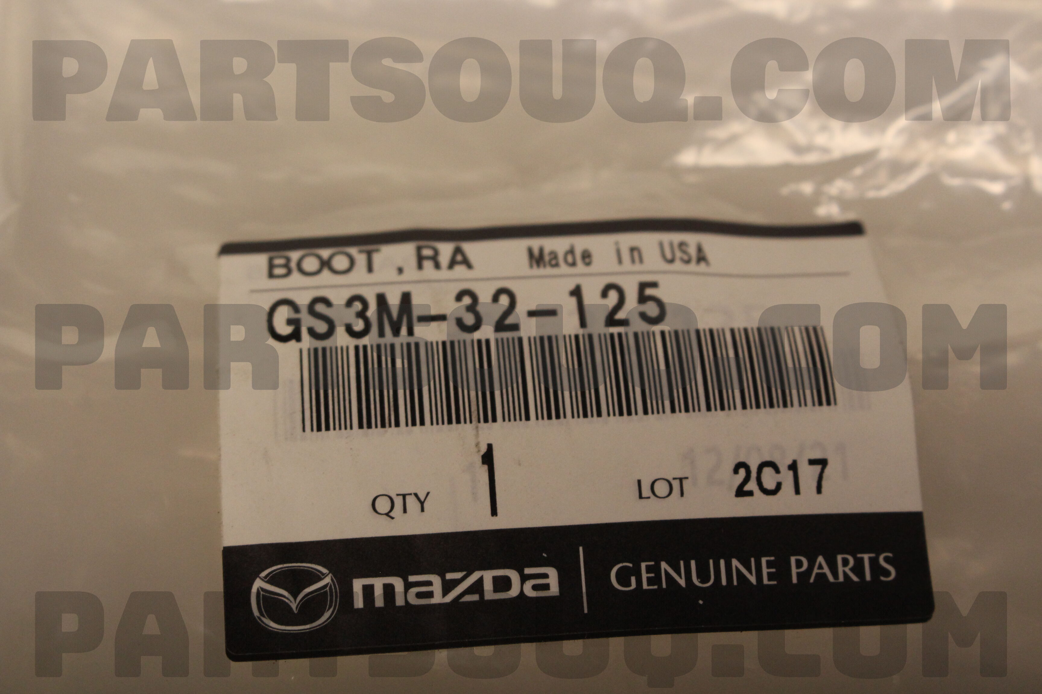 BOOT,RACK GS3M32125 | Mazda Parts | PartSouq