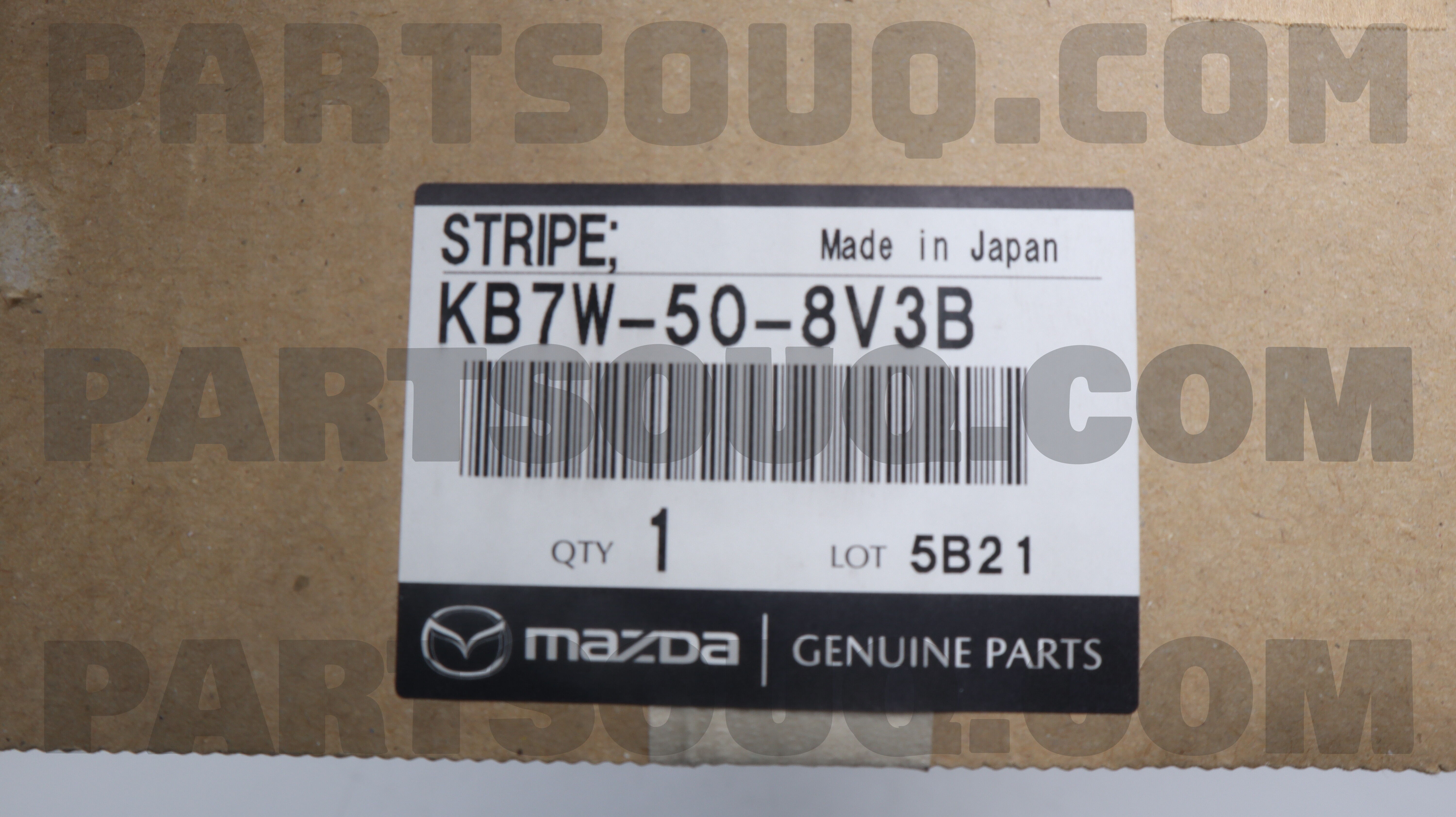 STRIPE NO.3(R),BODY KB7W508V3B | Mazda Parts | PartSouq