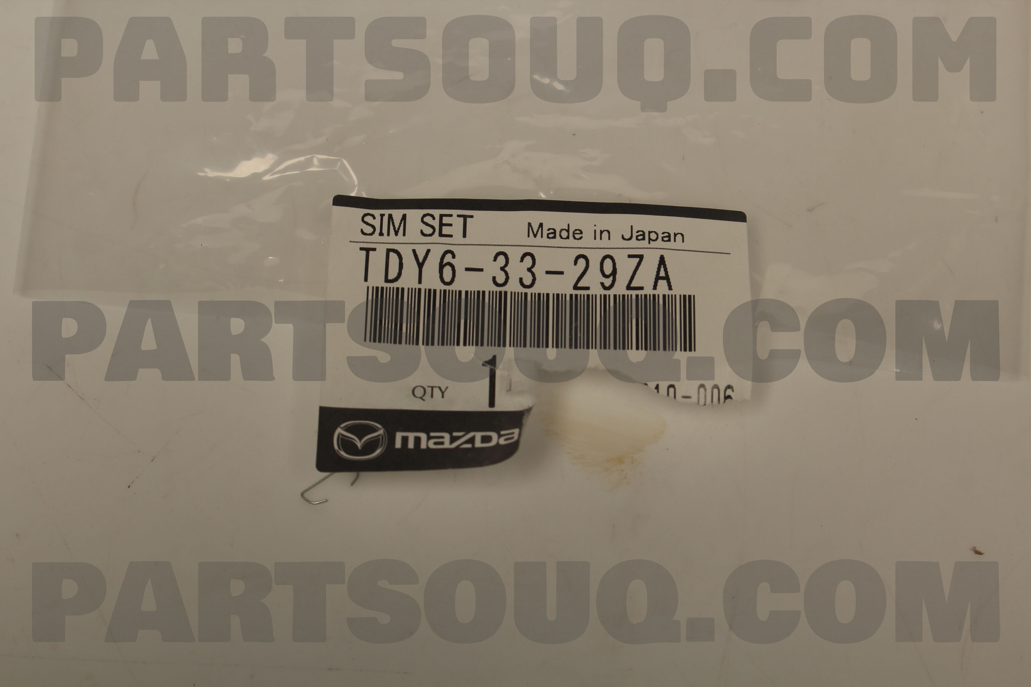 ATTACHMENT,PAD-FRONT TDY63329ZA | Mazda Parts | PartSouq
