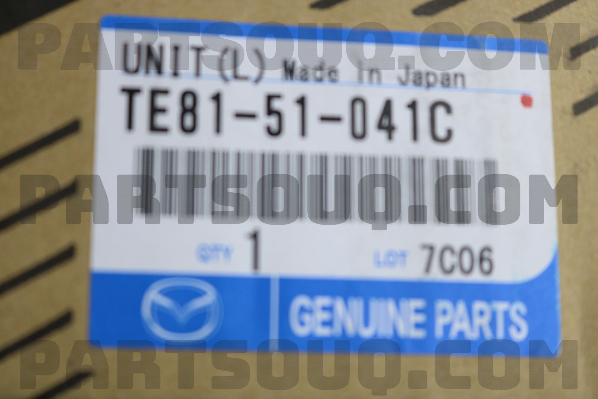 UNIT(L),HEAD LAMP TE8151041C | Mazda Parts | PartSouq