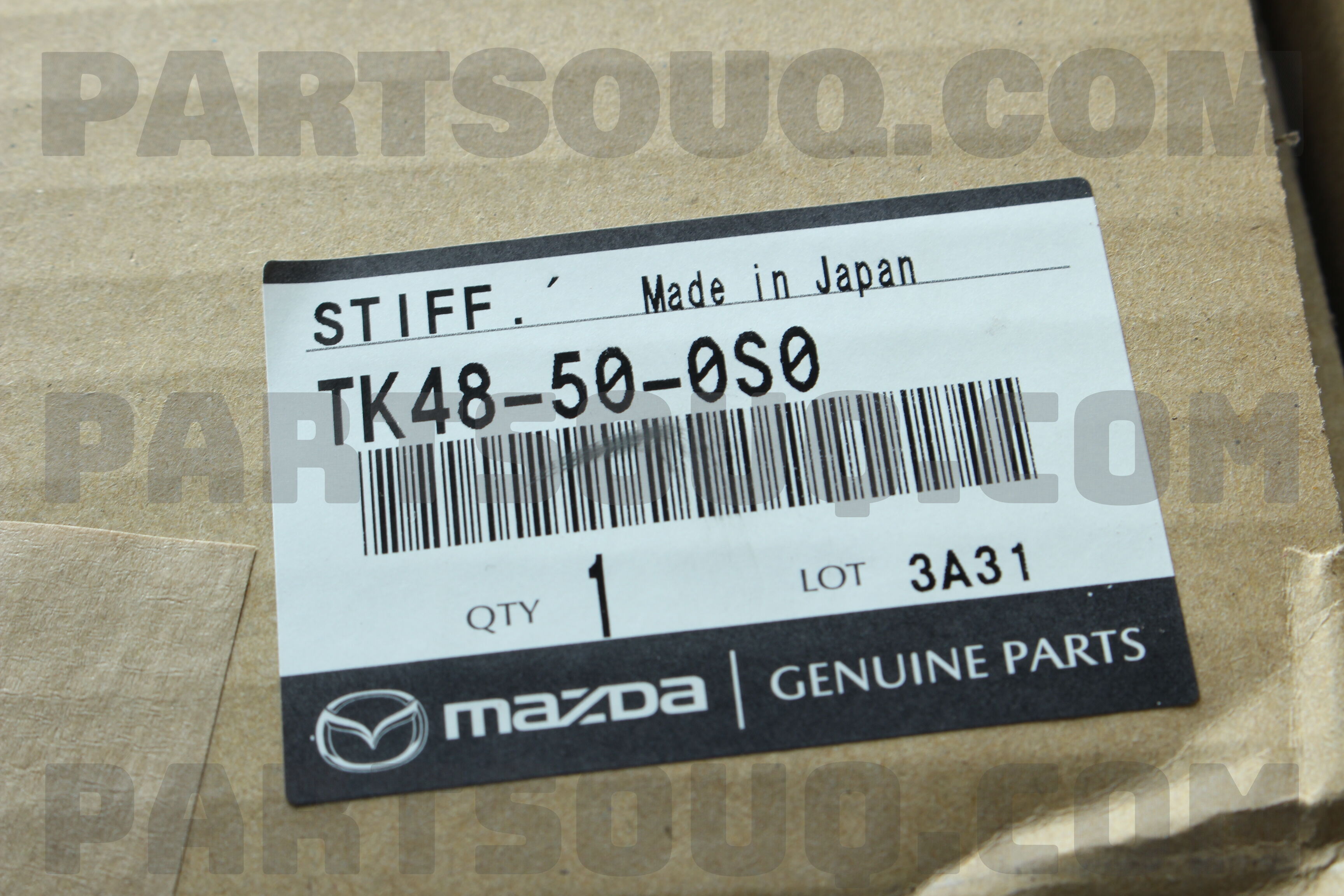 STIFF. A ,BUMPER TK48500S0 | Mazda Parts | PartSouq