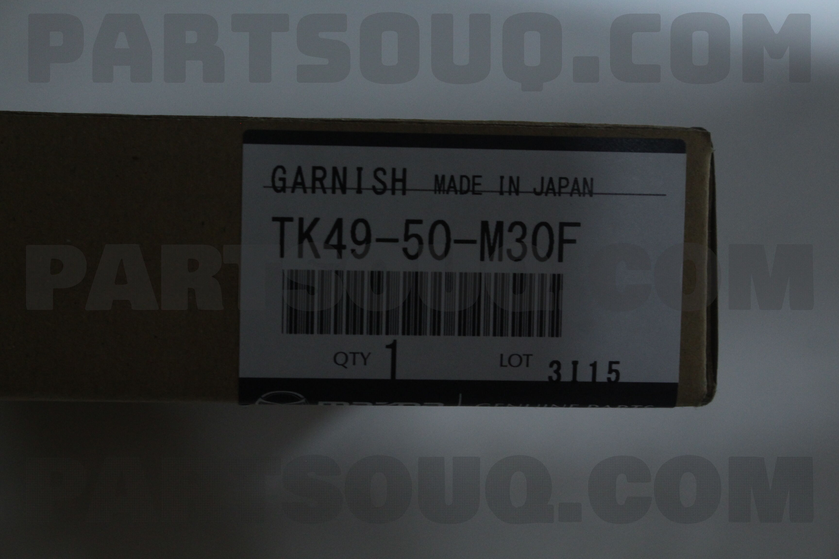 GARNISH(R),REAR DOOR TK4950M30F | Mazda Parts | PartSouq