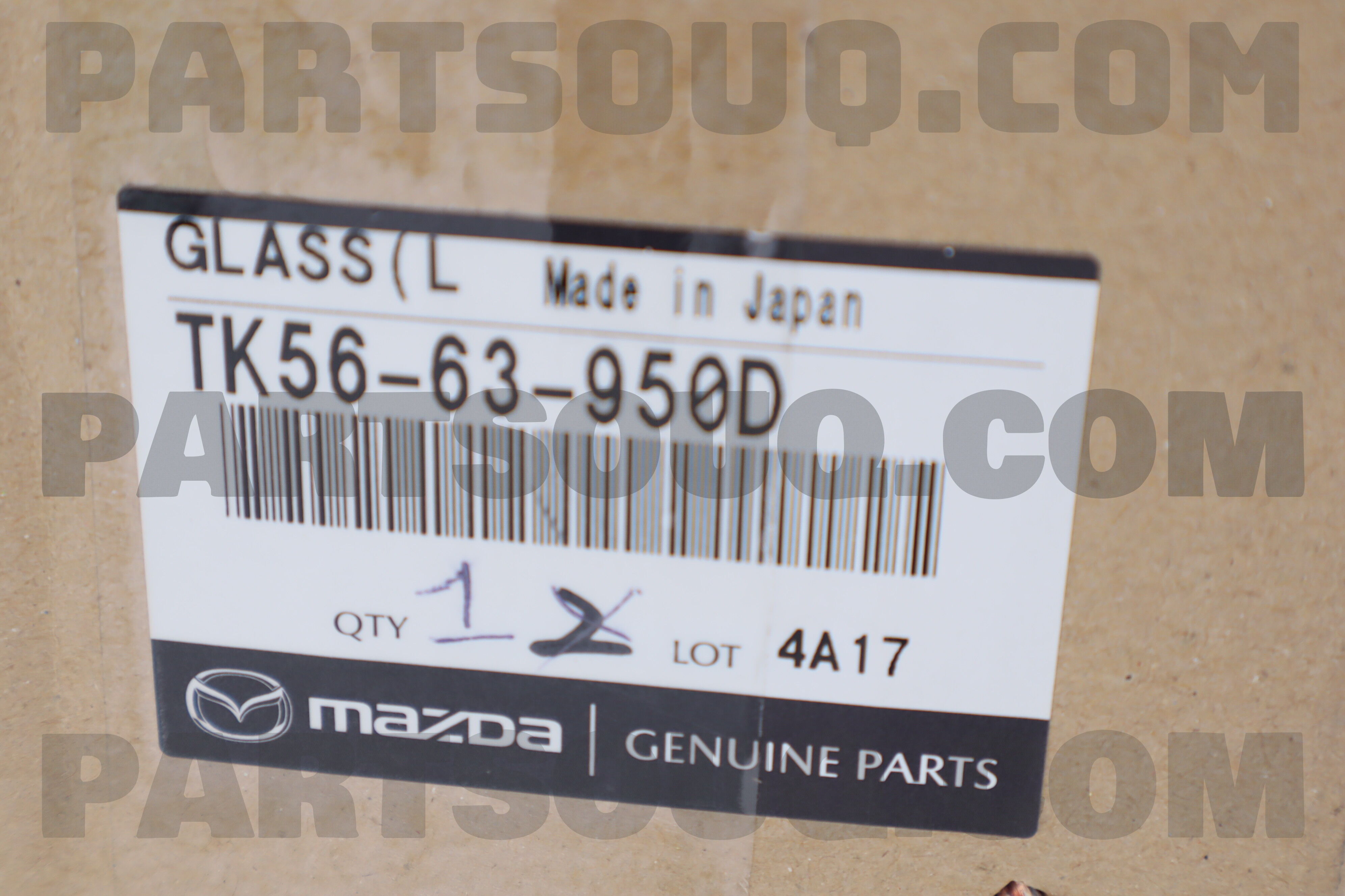 GLASS(L),OPERA TK5663950D | Mazda Parts | PartSouq
