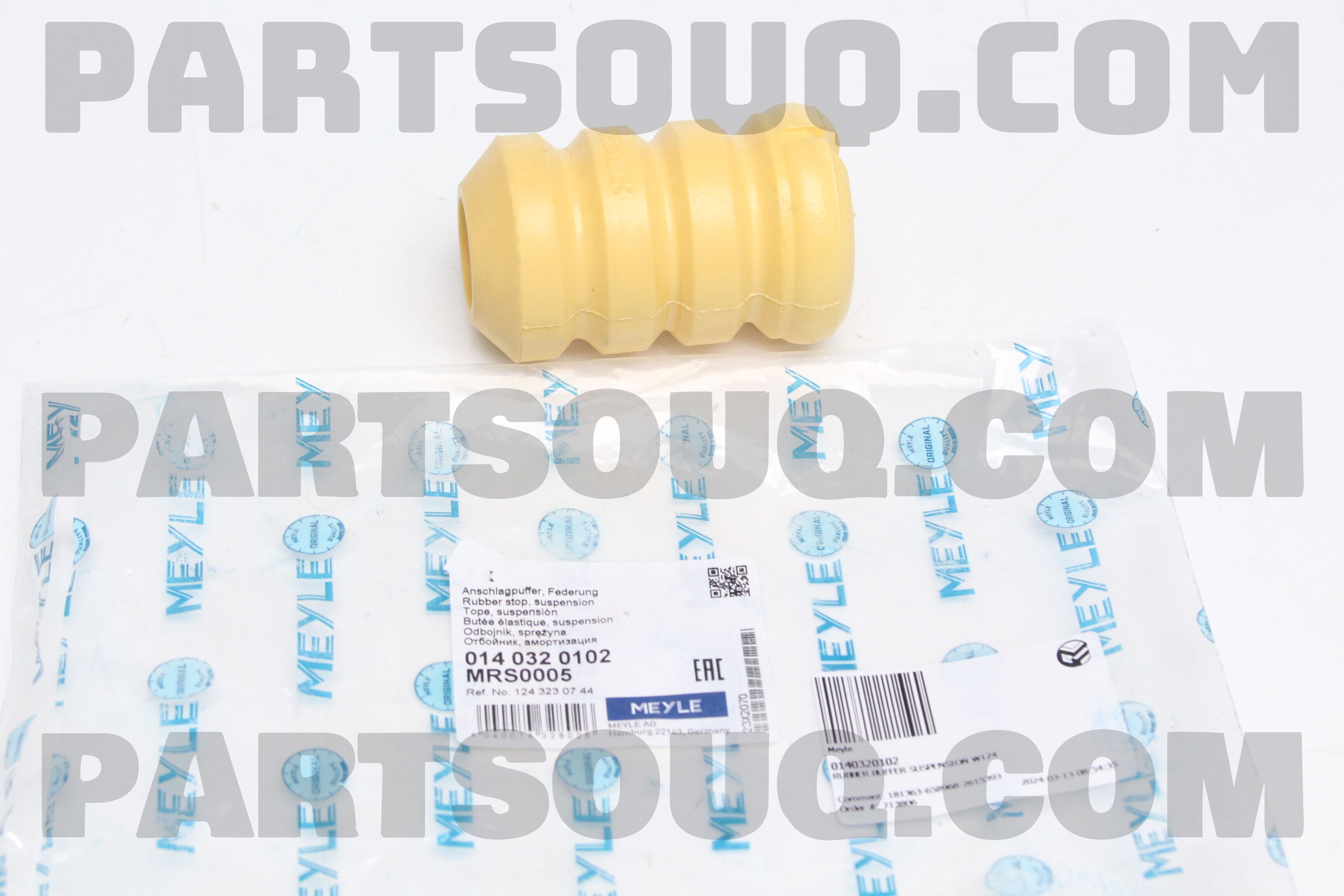 RUBBER BUFFER SUSPENSION W124 0140320102 Meyle Parts PartSouq