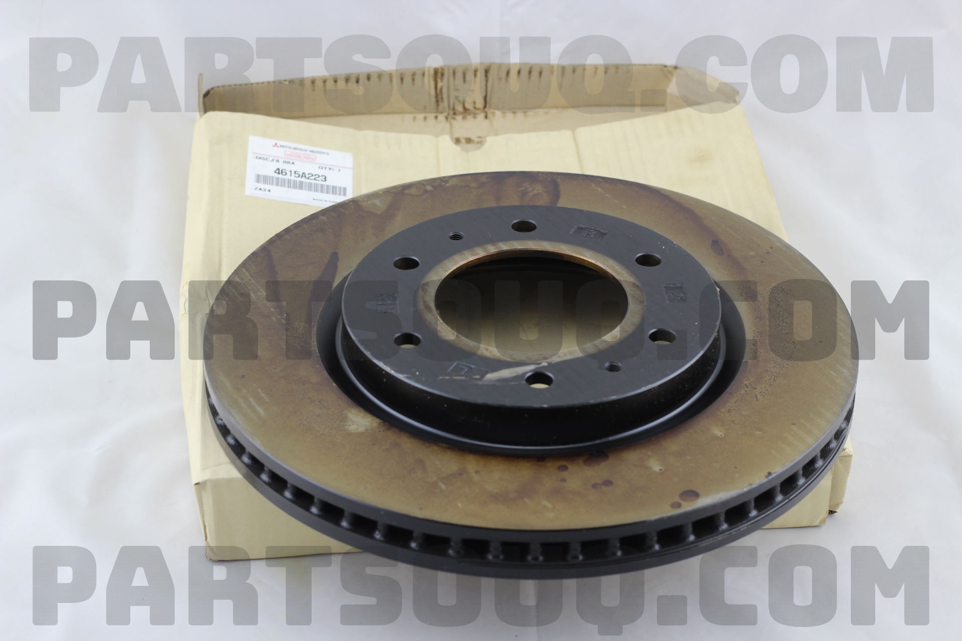 thumbnail image 2 of Genuine Mitsubishi Rear Disc Brake Rotor – OEM 4615A125, Ceramic Coated 2 of 5