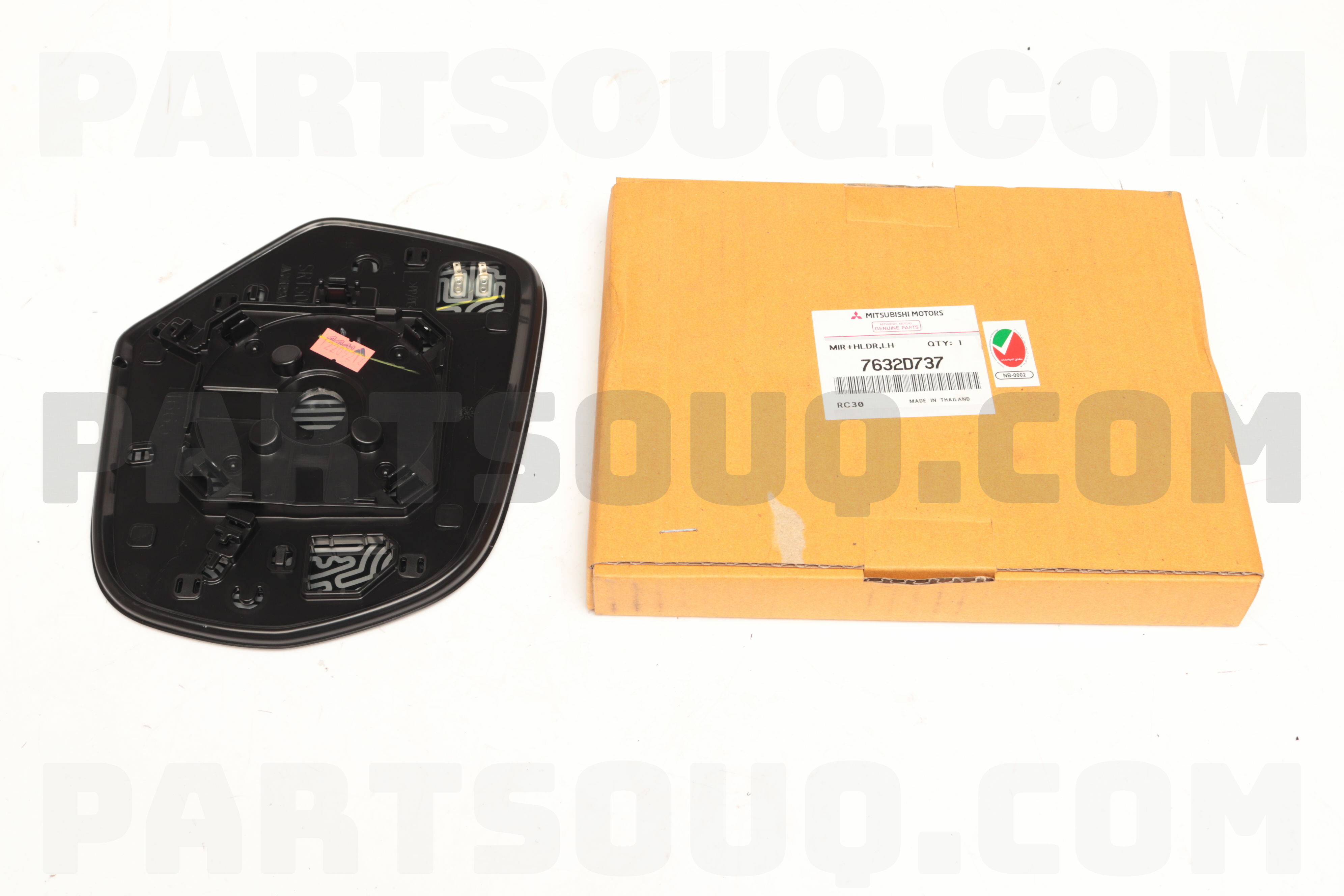 MIRROR & HOLDER,DOOR 7632D737 | Mitsubishi Parts | PartSouq