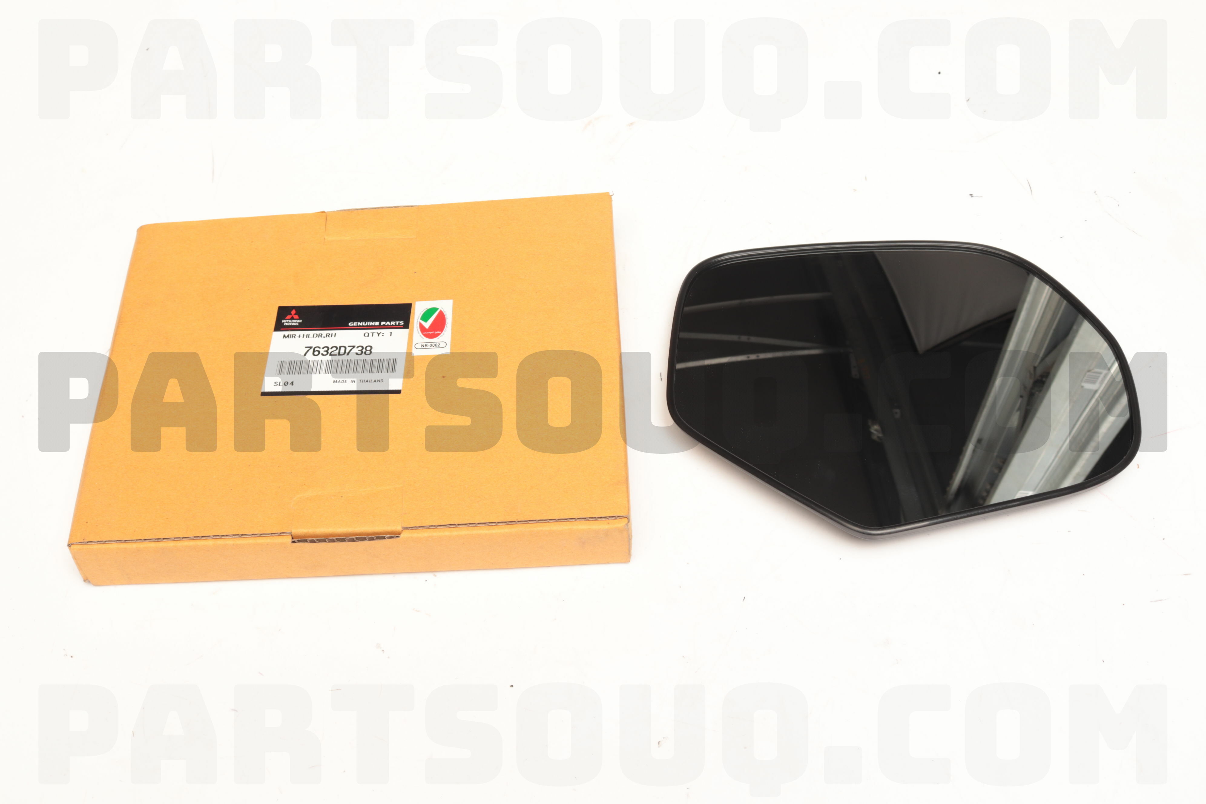 MIRROR & HOLDER,DOOR 7632D738 | Mitsubishi Parts | PartSouq