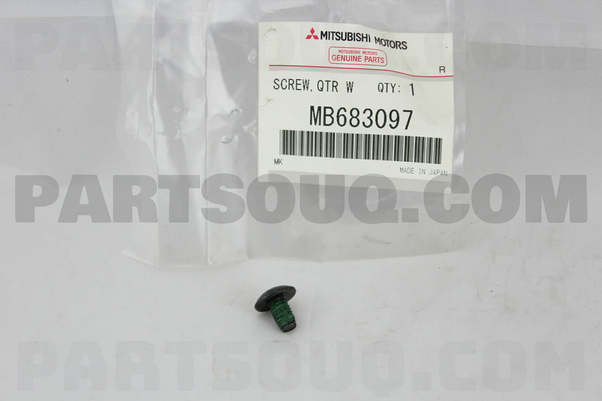 SCREW,QTR WINDOW MB683097 | Mitsubishi Parts | PartSouq