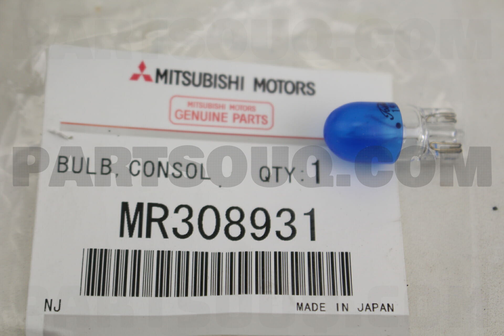 MR308931 Mitsubishi BULB,CONSOLE METER