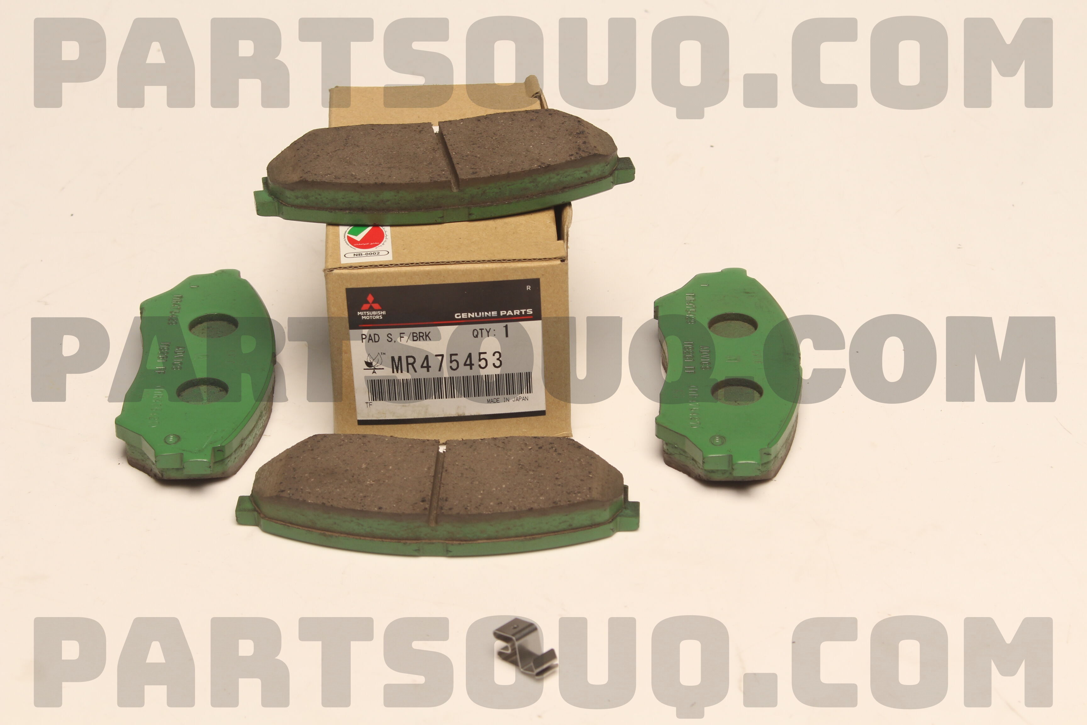 PAD SET,FR BRAKE MZ690025 | Mitsubishi Parts | PartSouq