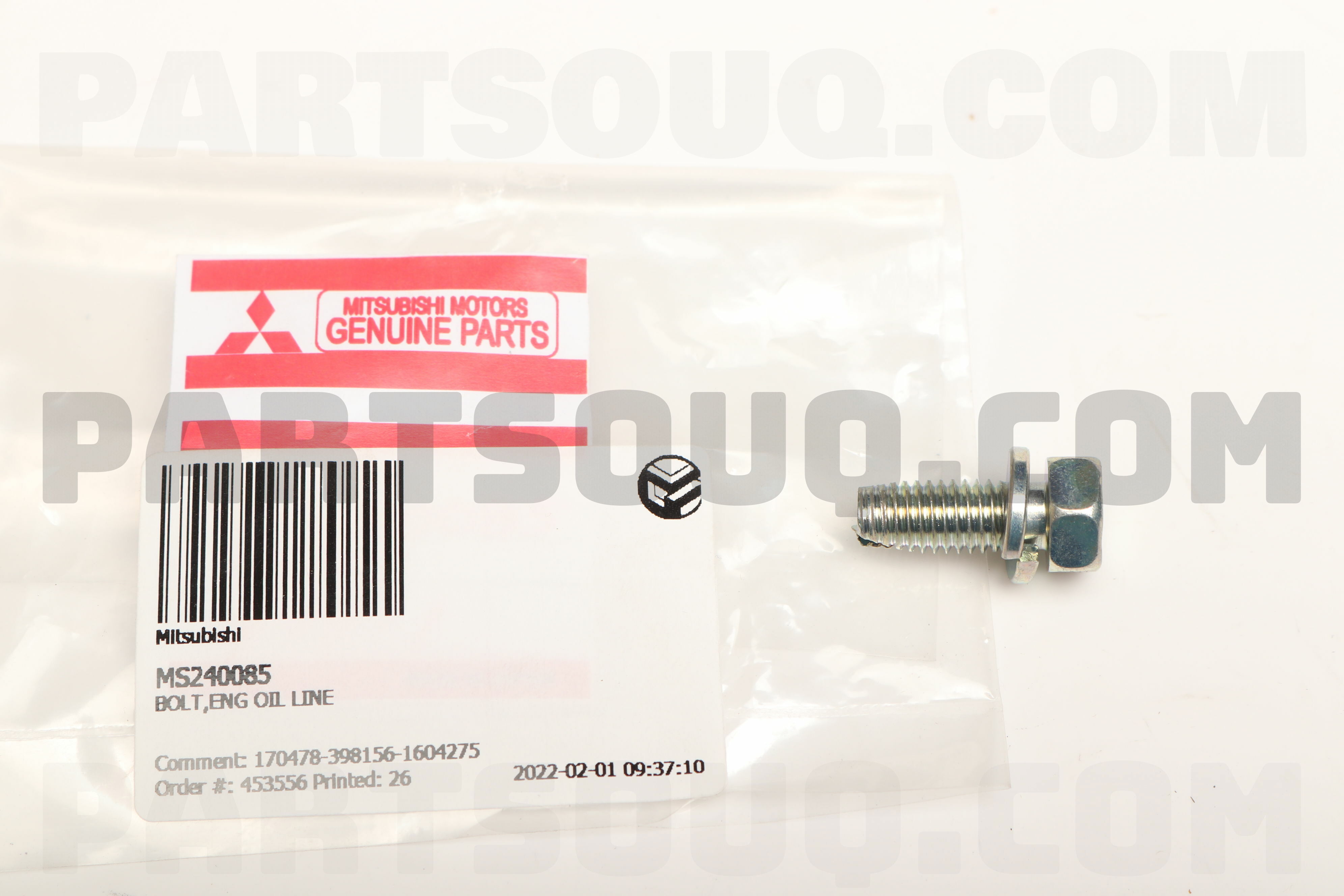 BOLT WASHER ASSY MF240050 | Mitsubishi Parts | PartSouq