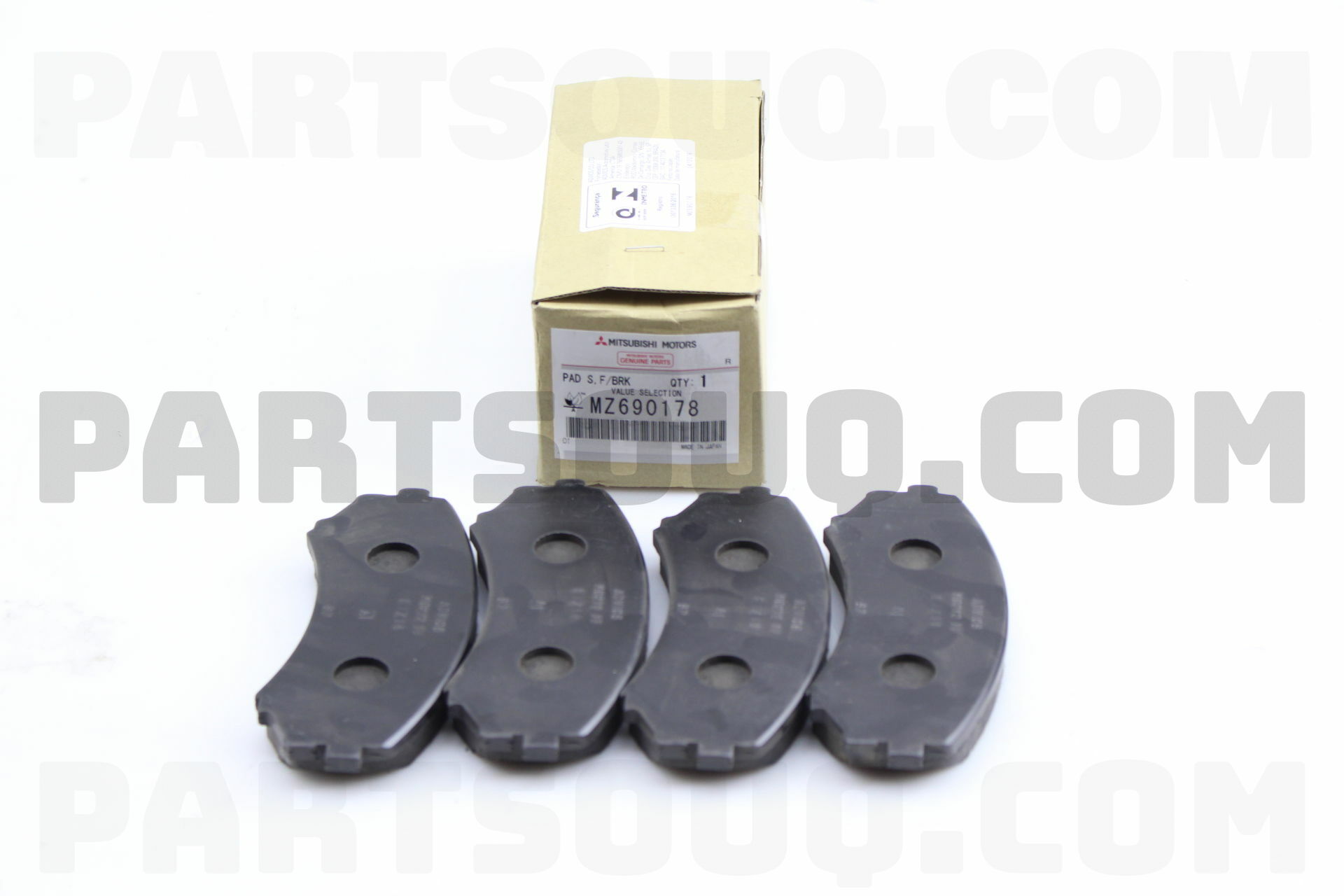 マドメド 48枚 PAD SET,FR BRAKE MZ690178 | Mitsubishi Parts | PartSouq