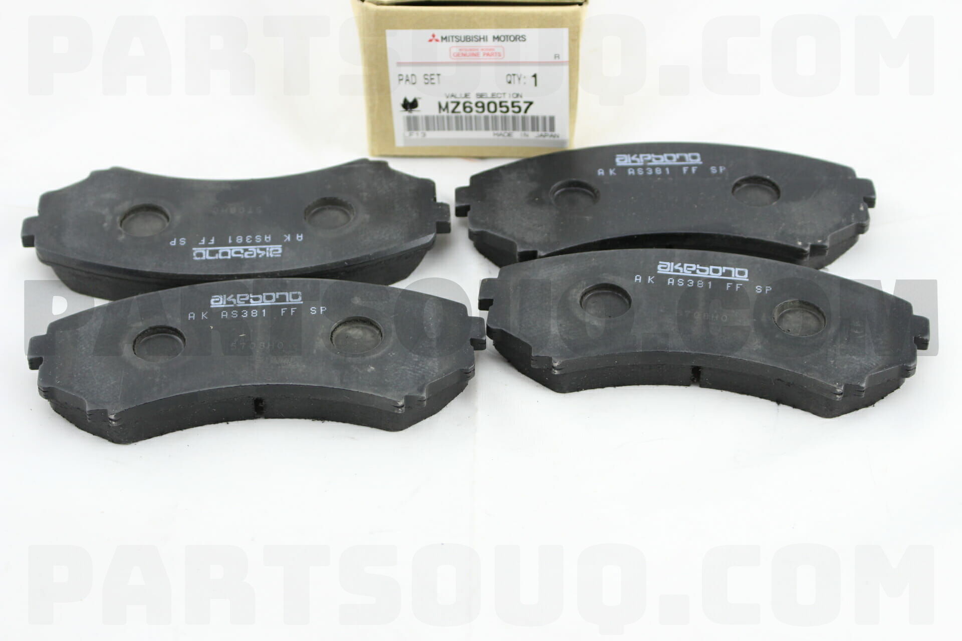 PAD SET,FR BRAKE MZ690557 | Mitsubishi Parts | PartSouq