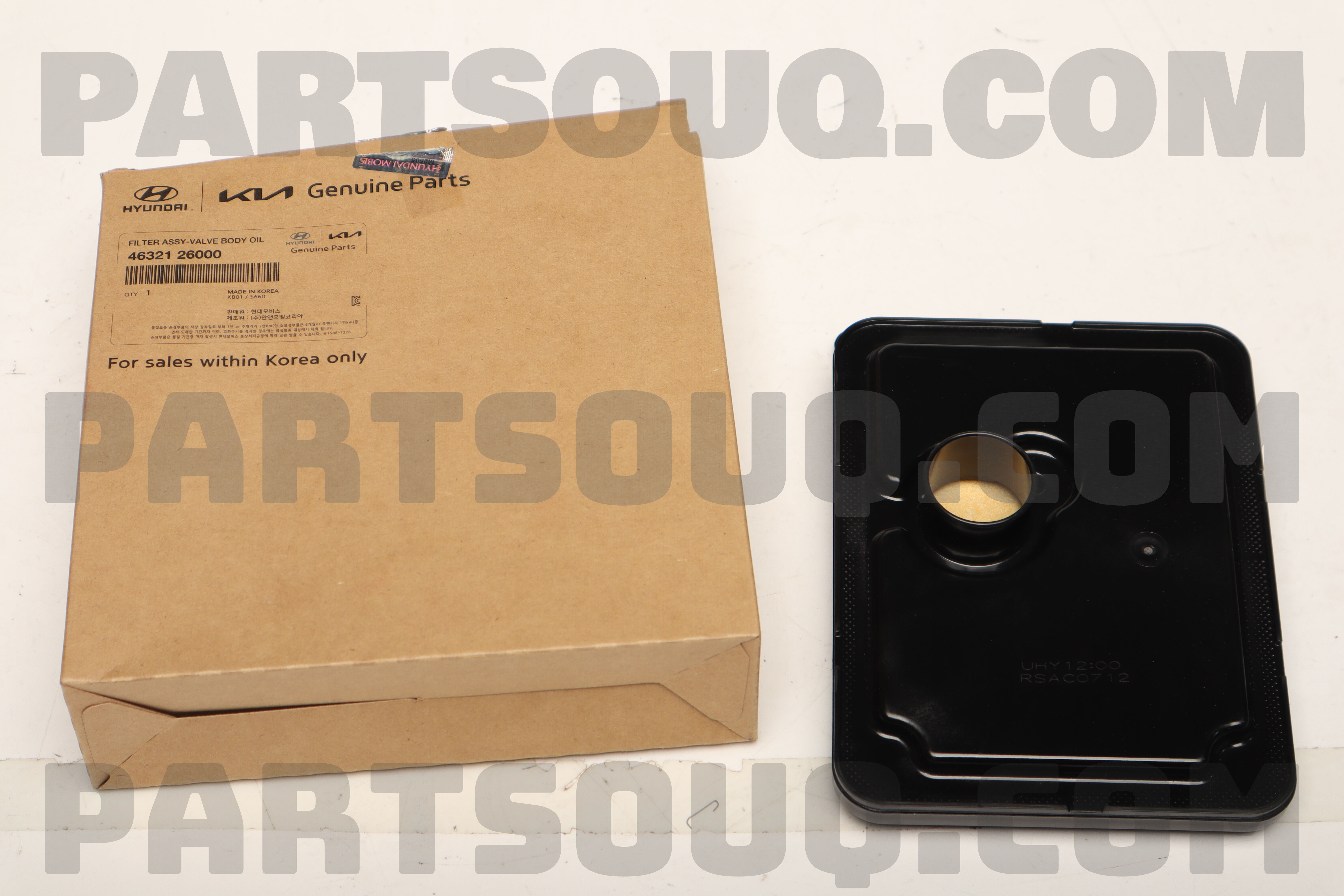 FILTER ASSY-VALVE BODY OIL 463213B600 | Hyundai / KIA Repuestos