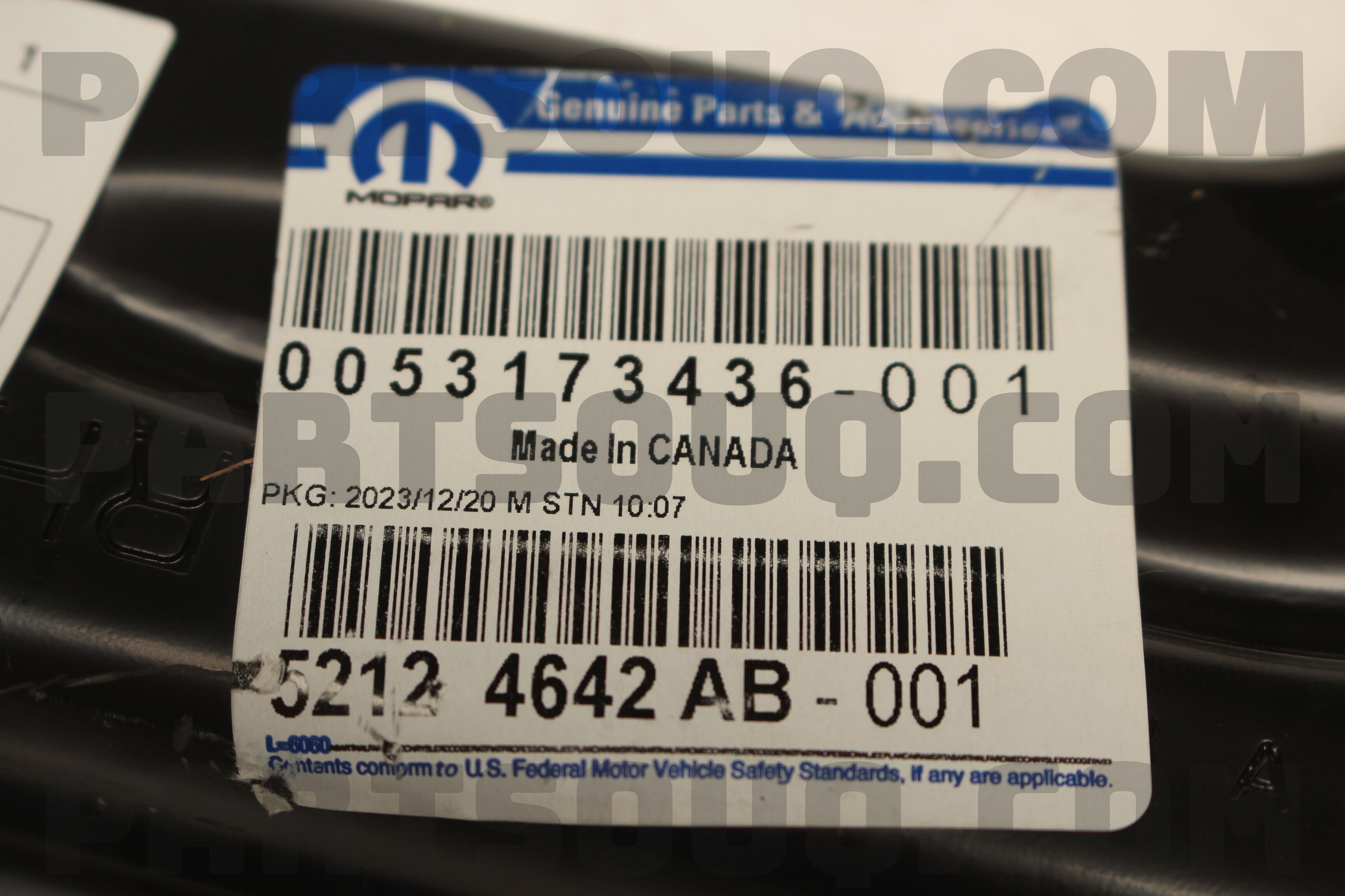 F)BRACKET CROSSMEMBER 52124642AB | Mopar Parts | PartSouq