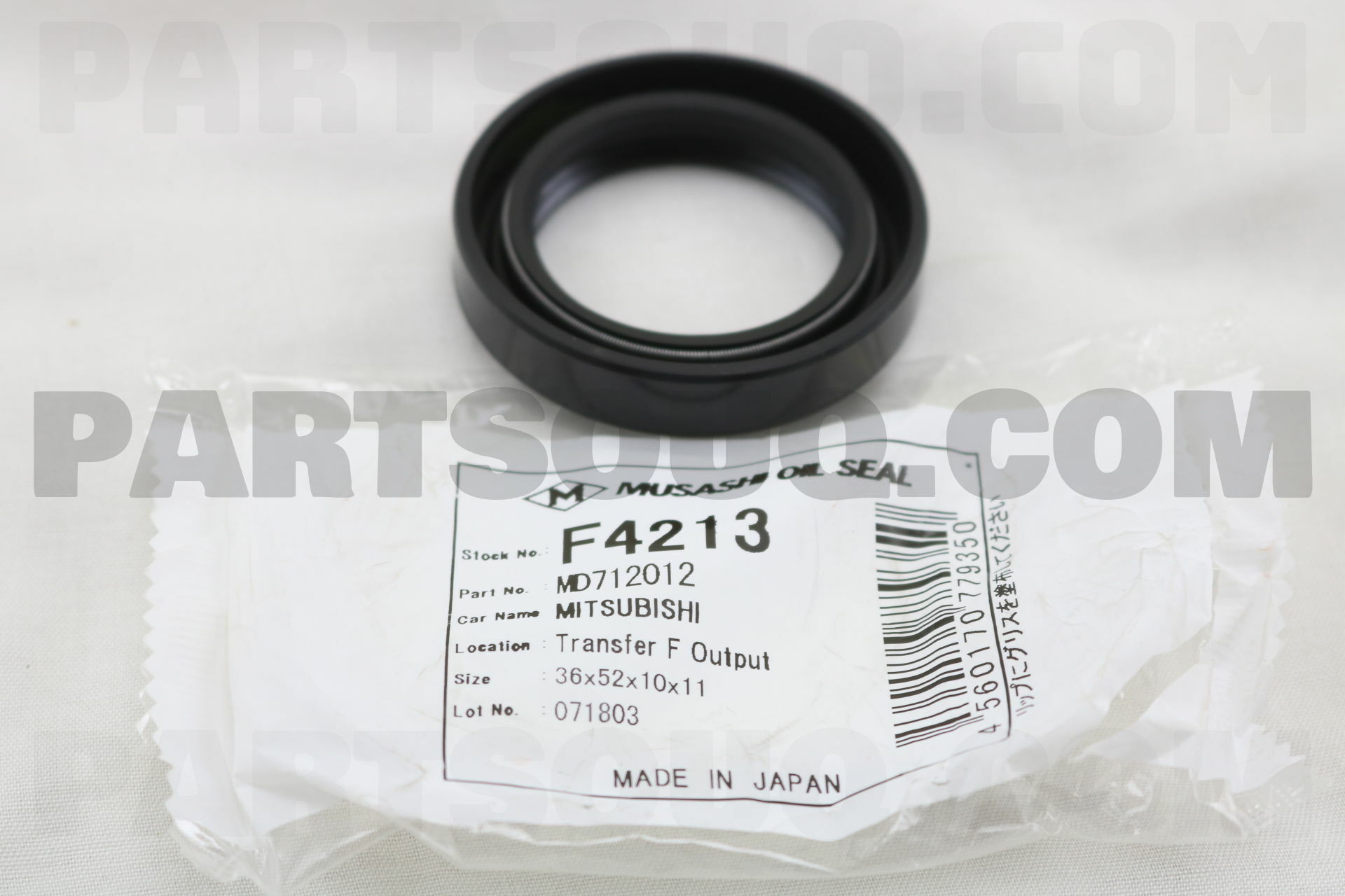 1 ... MD712012 36X52X10X10.7 - Febest # 95IAY-36521011X Oil Seal Axle Case