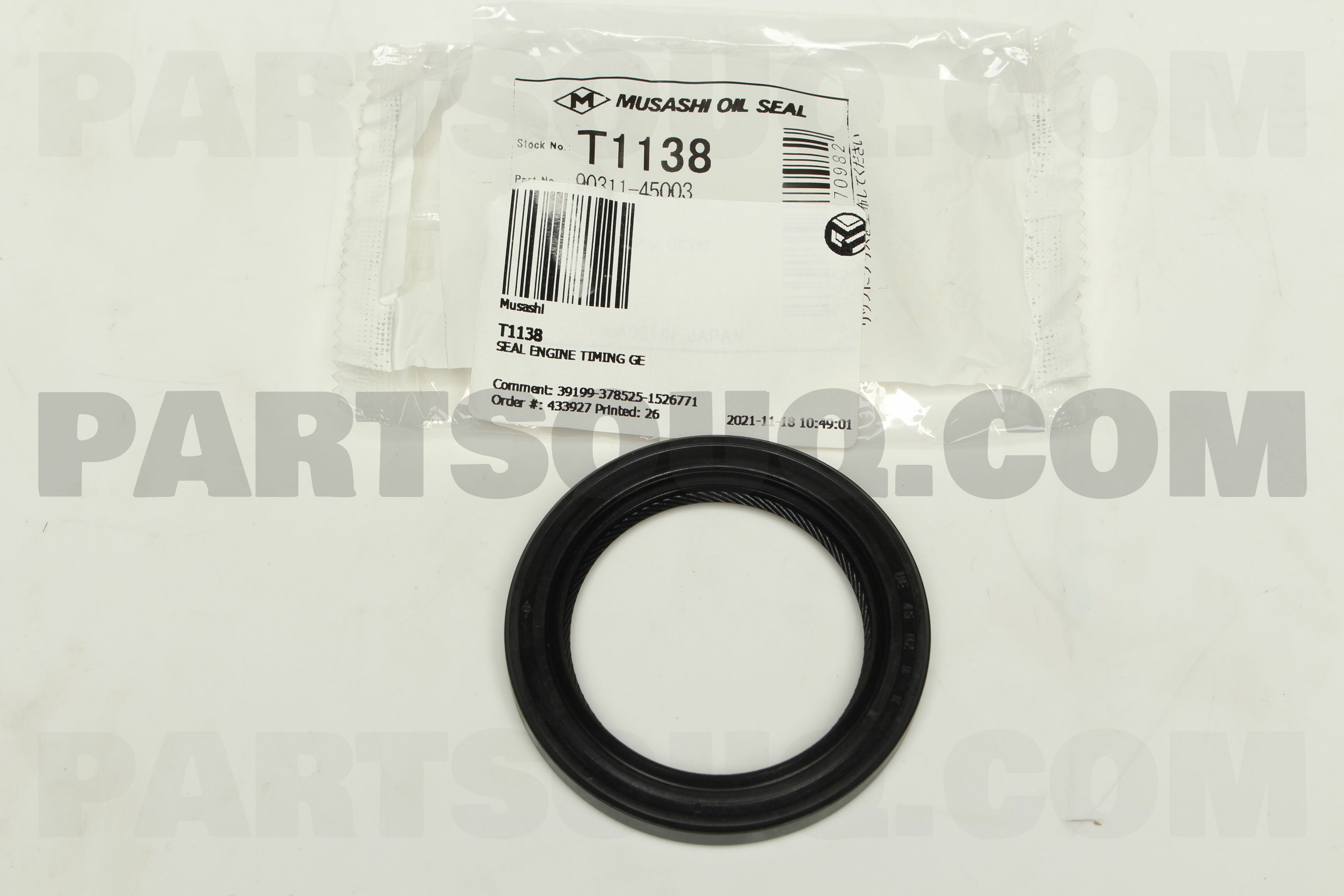 SEAL, OIL (FOR POWER TAKE-OFF JOINT RETAINER) 9031145002 | Toyota 