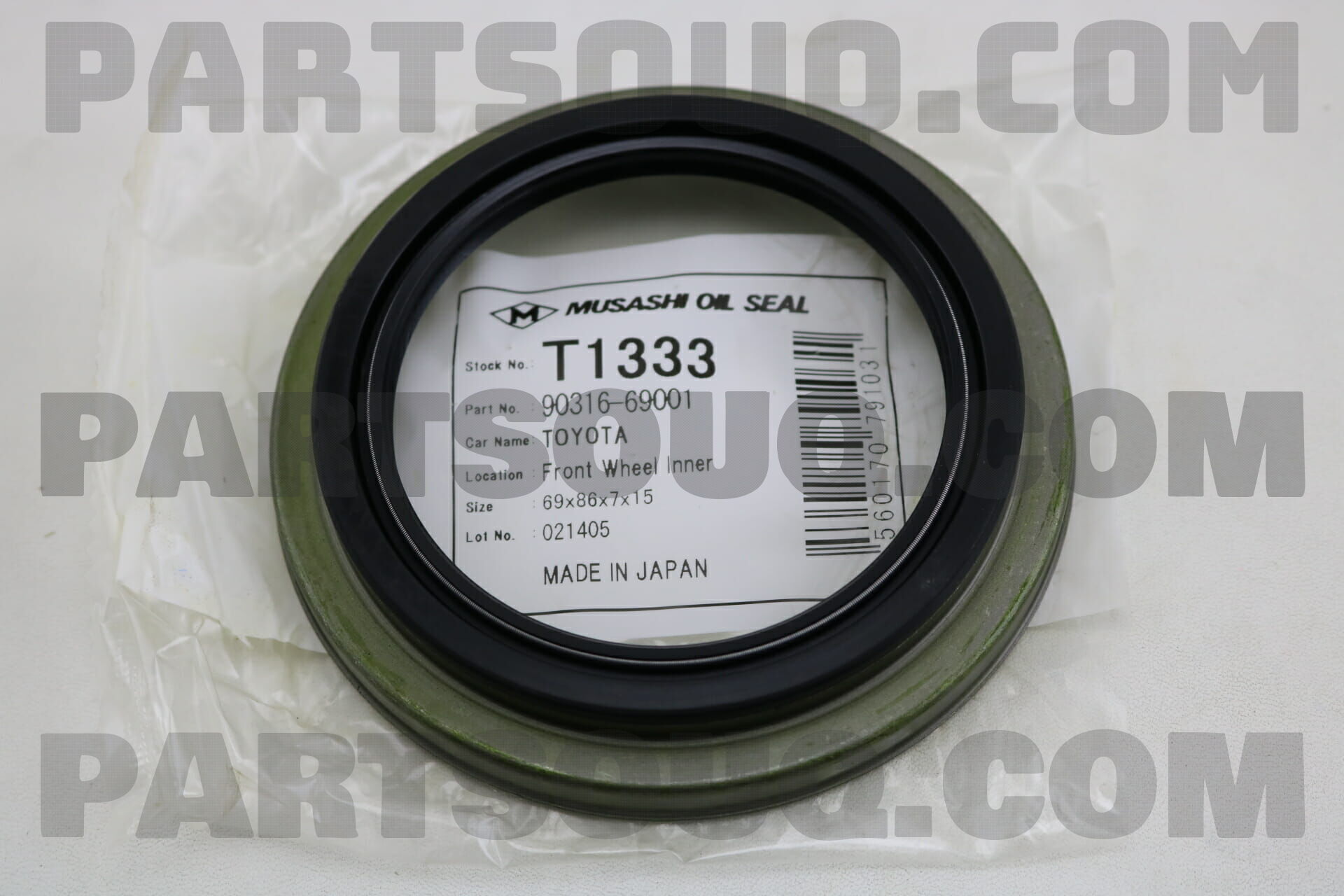 FRT HUB OIL SEAL- INN T1333 | Musashi Parts | PartSouq