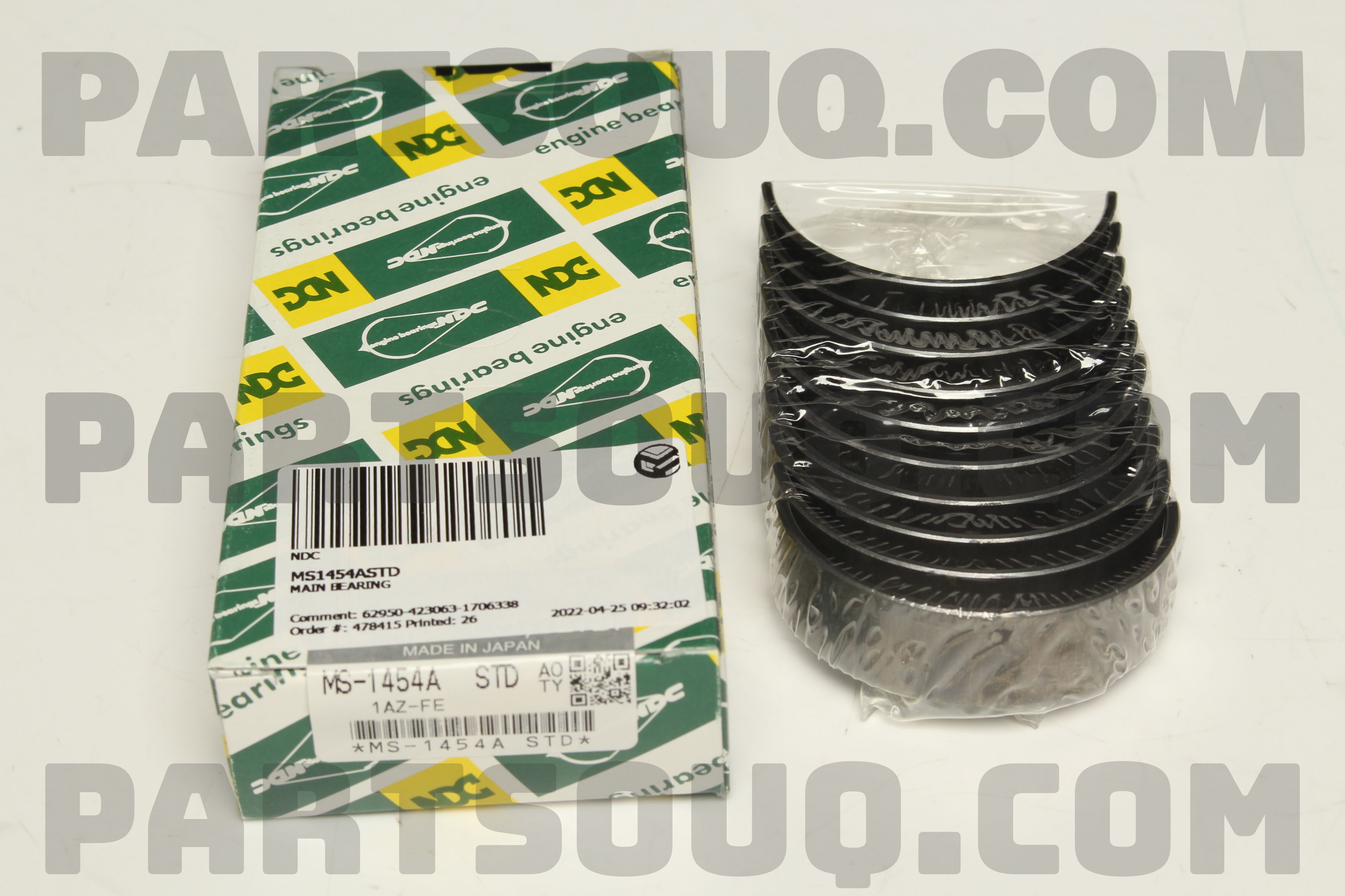 MAIN BEARING MS1454ASTD | NDC Parts | PartSouq