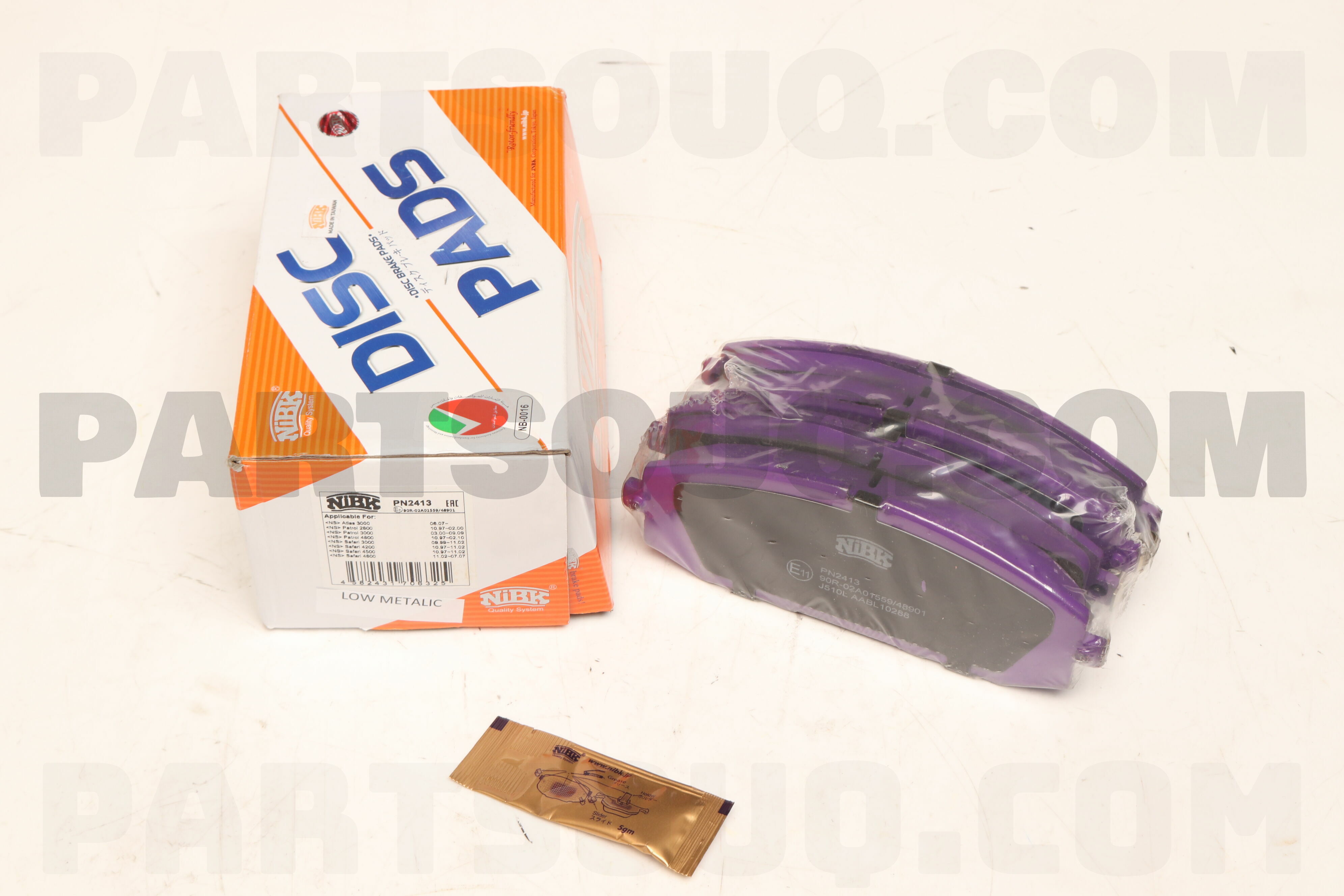 BRAKE PAD FR NISSAN ATLAS 3000 PATROL SAFARI 3000-4800