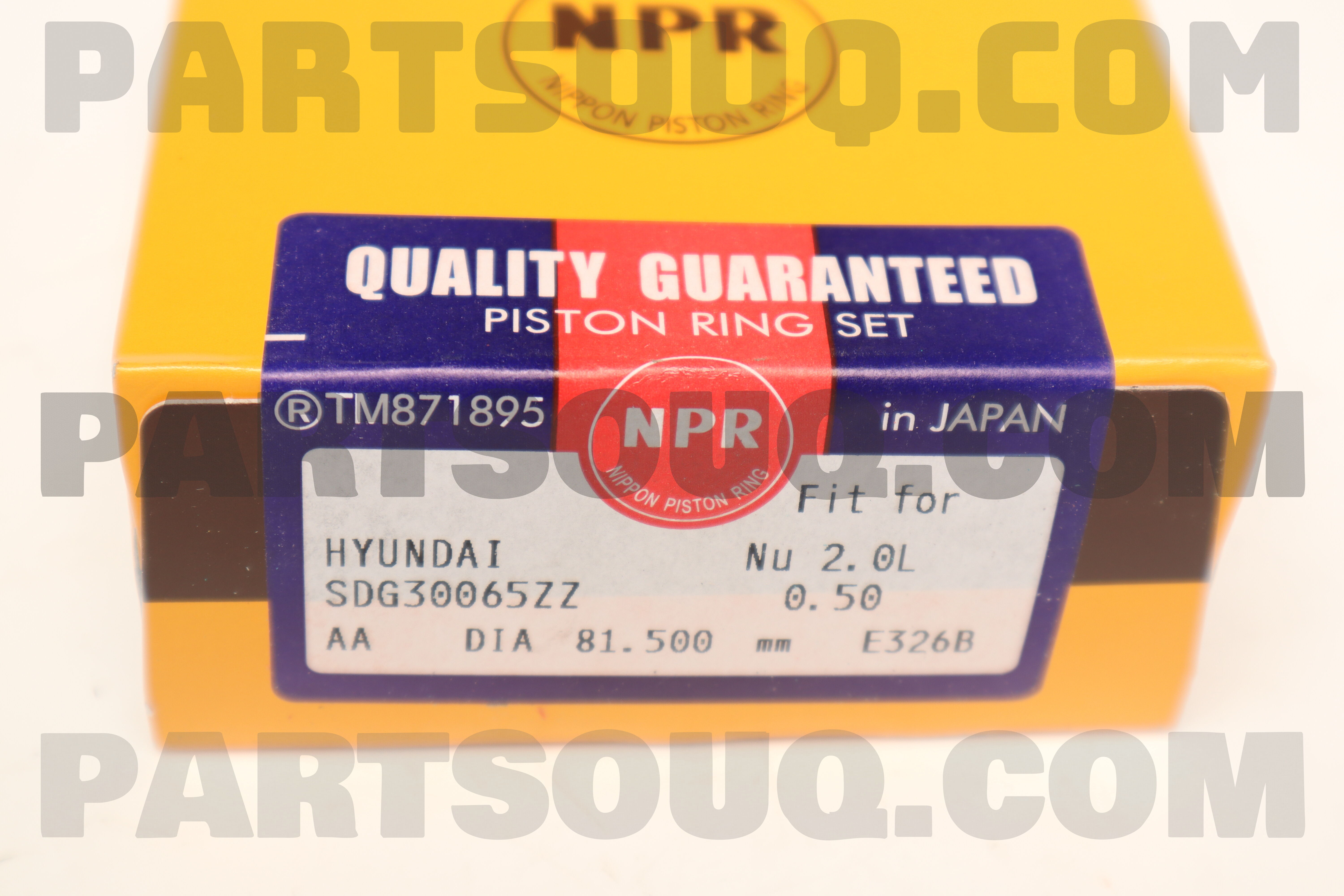 Engine Piston Rings Set For 2014-2019 Hyundai Elantra, Forte, Soul – 2.0L | 23040-2E200 3 thumbnail image