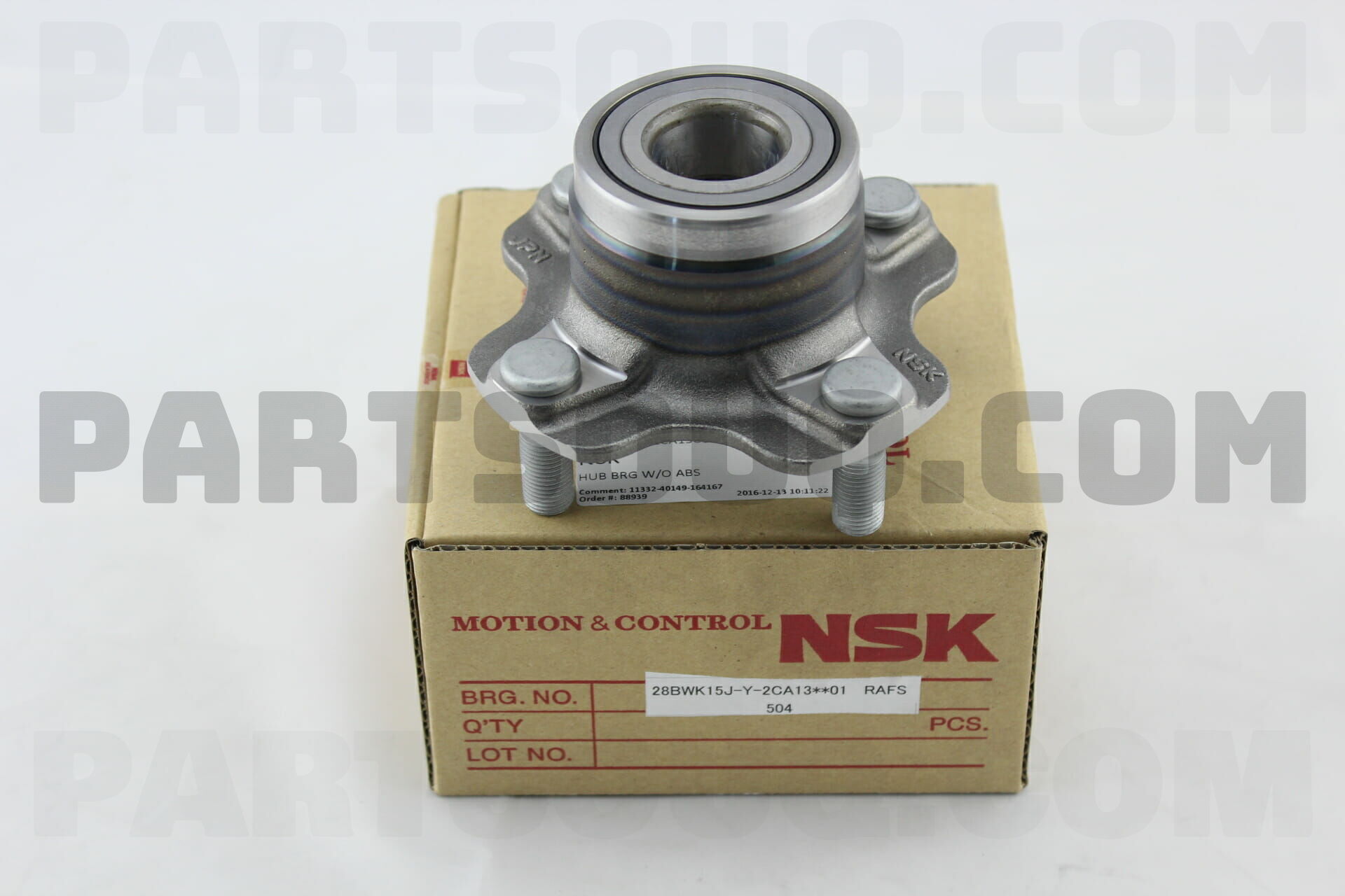 HUB BRG W/O ABS 28BWK15JY2CA1301 | NSK Parts | PartSouq HUB BRG W/O ABS 28BWK15JY2CA1301 | NSK Parts | PartSouq