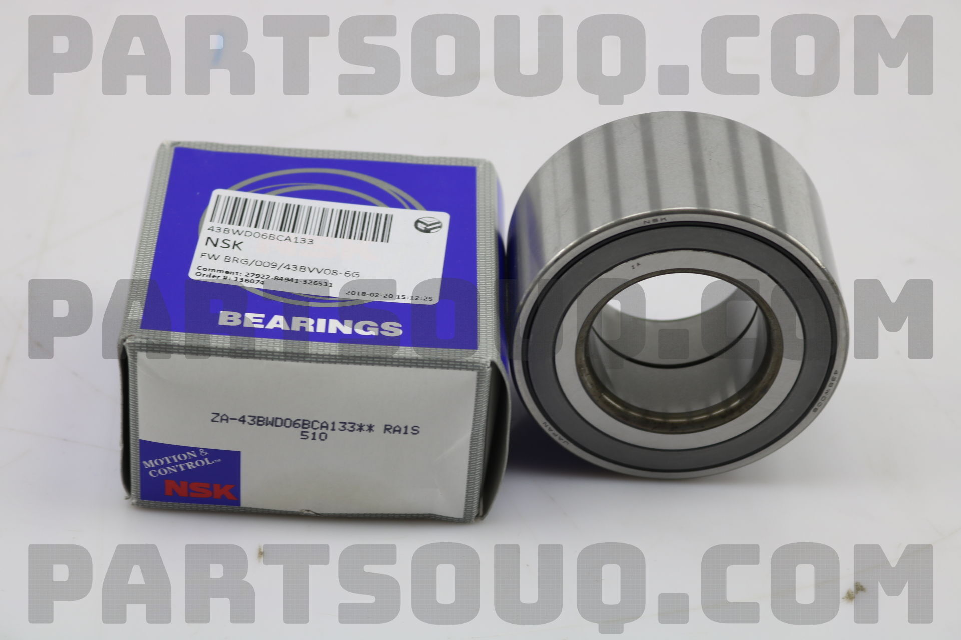 FW BRG/009/43BVV08-6G 43BWD06BCA133 | NSK Parts | PartSouq FW BRG/009/43BVV08-6G 43BWD06BCA133 | NSK Parts | PartSouq