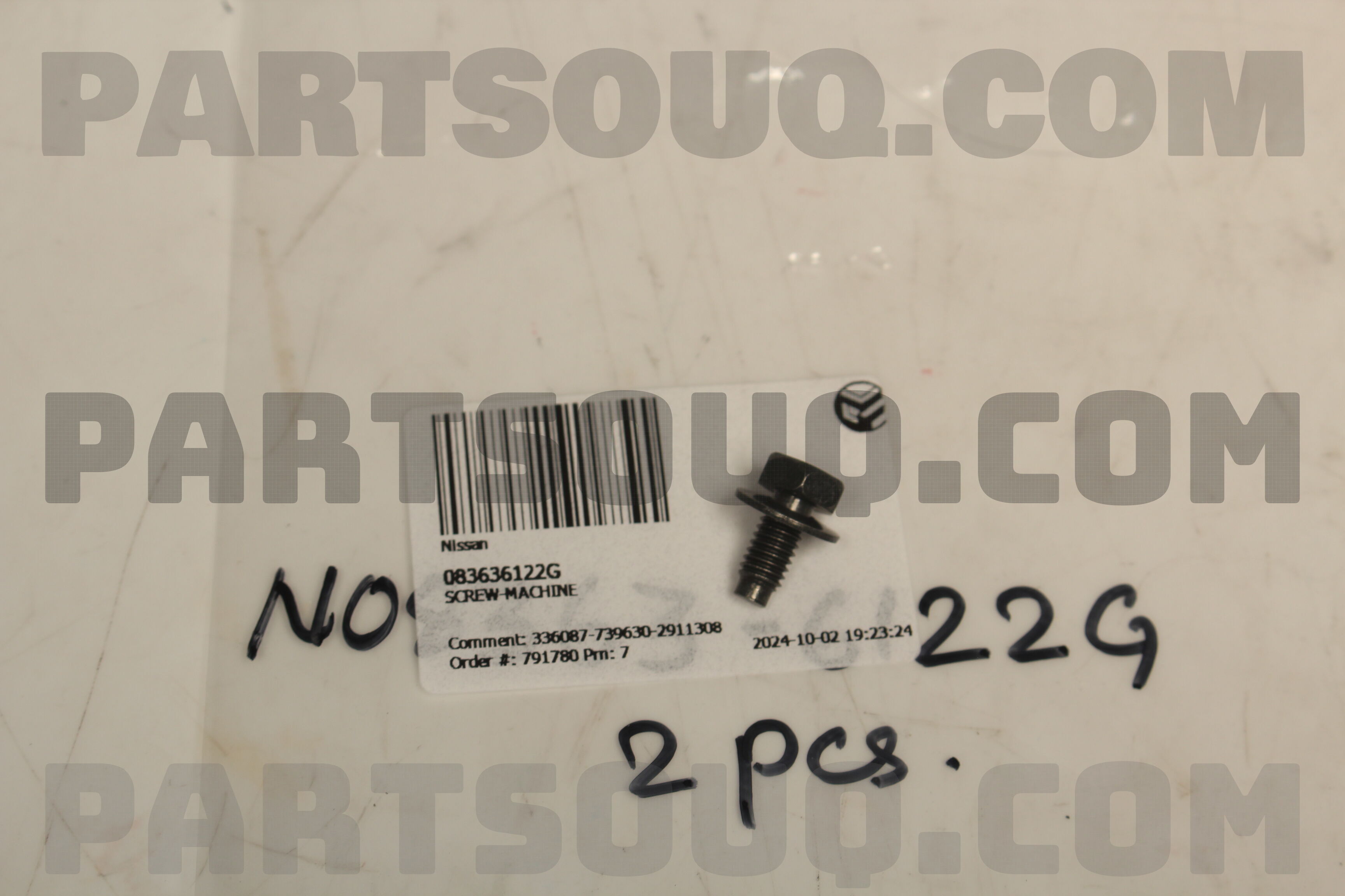 SCREW-MACHINE 083636122G | Nissan Parts | PartSouq