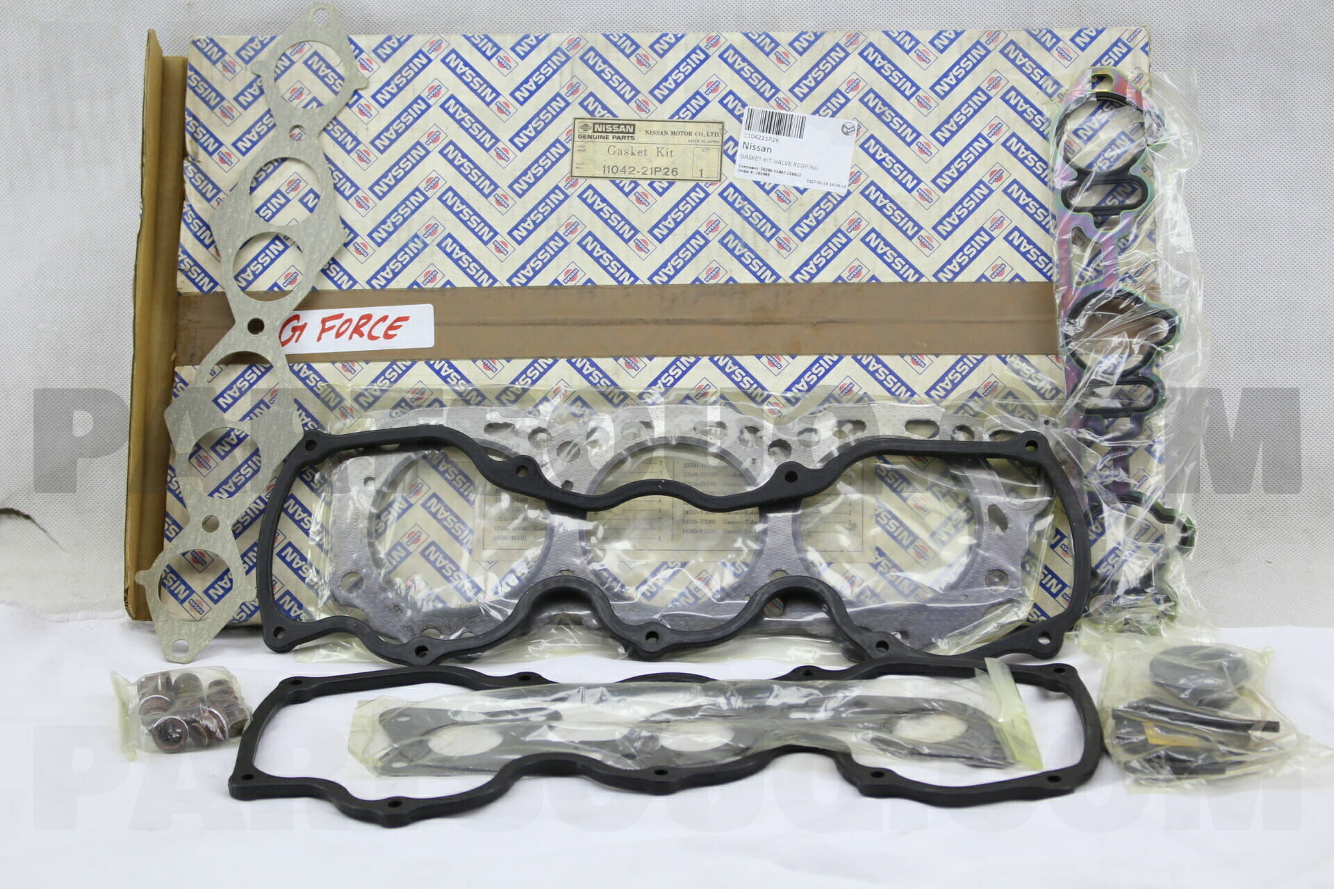 GASKET KITVALVE REGRIND 1104221P26 Nissan Parts PartSouq