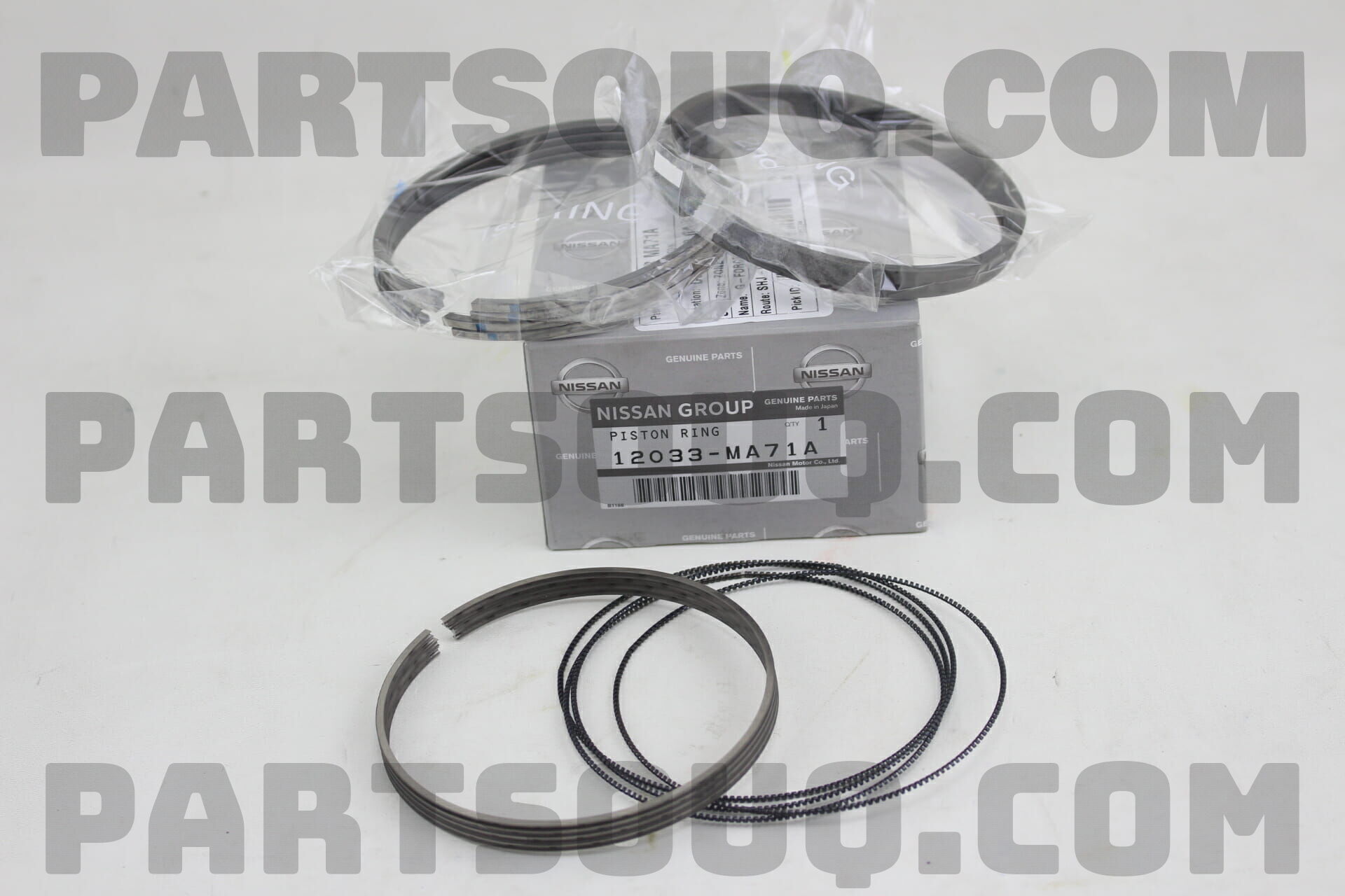 RING SET PISTON 12033MA71A | Nissan Parts | PartSouq