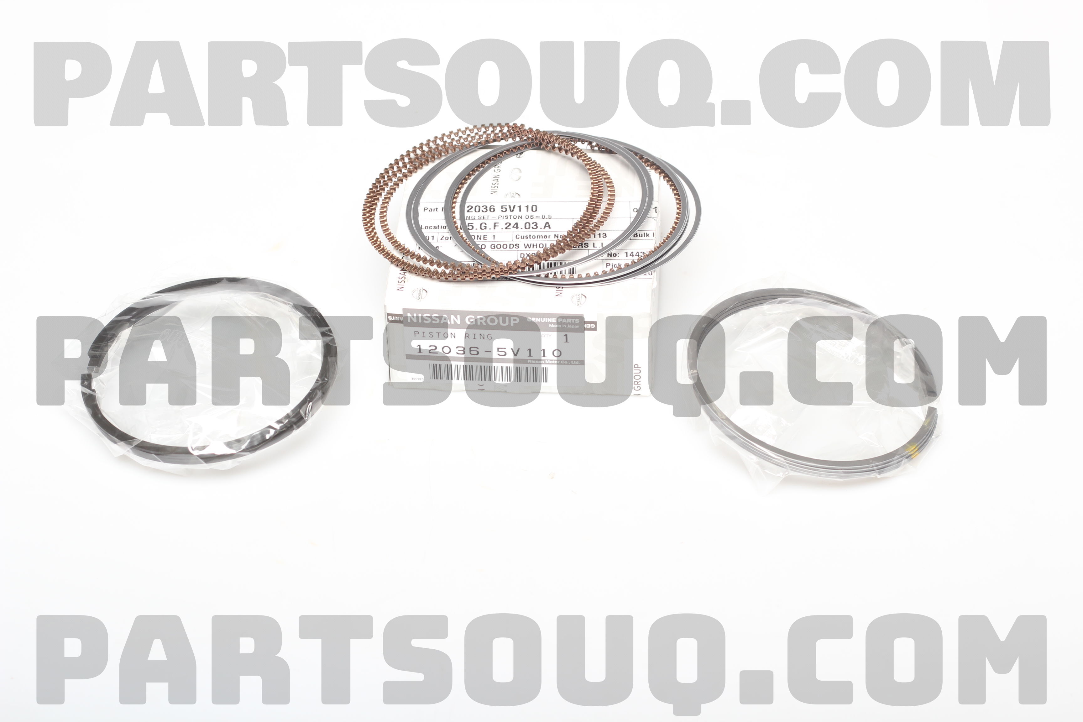 120365V110 RING SET-PISTON