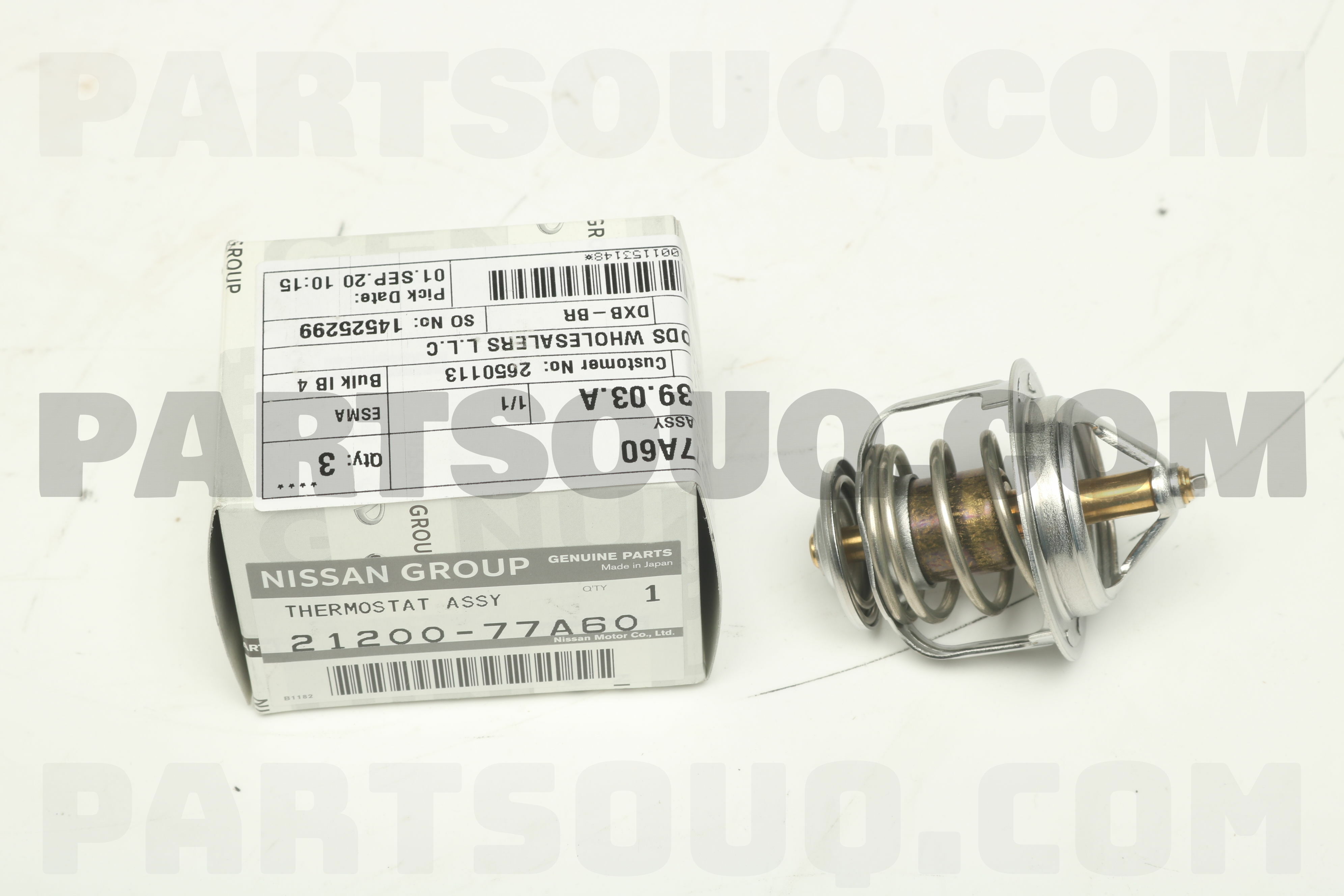 THERMOSTAT ASSY 2120077A63 | Nissan Parts | PartSouq
