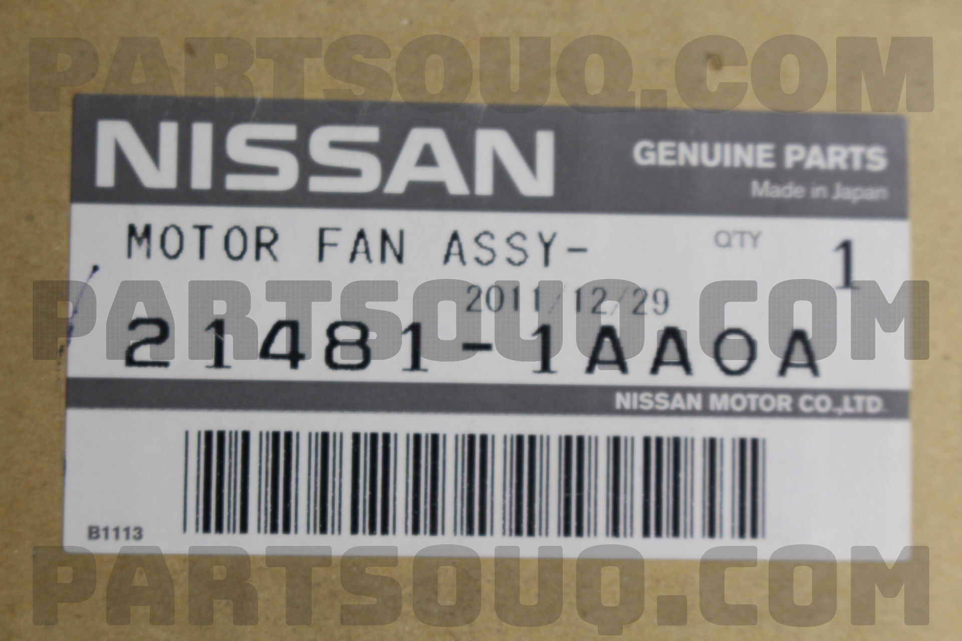 214811AA0A MOTOR & FAN ASSY-W/SHROUD