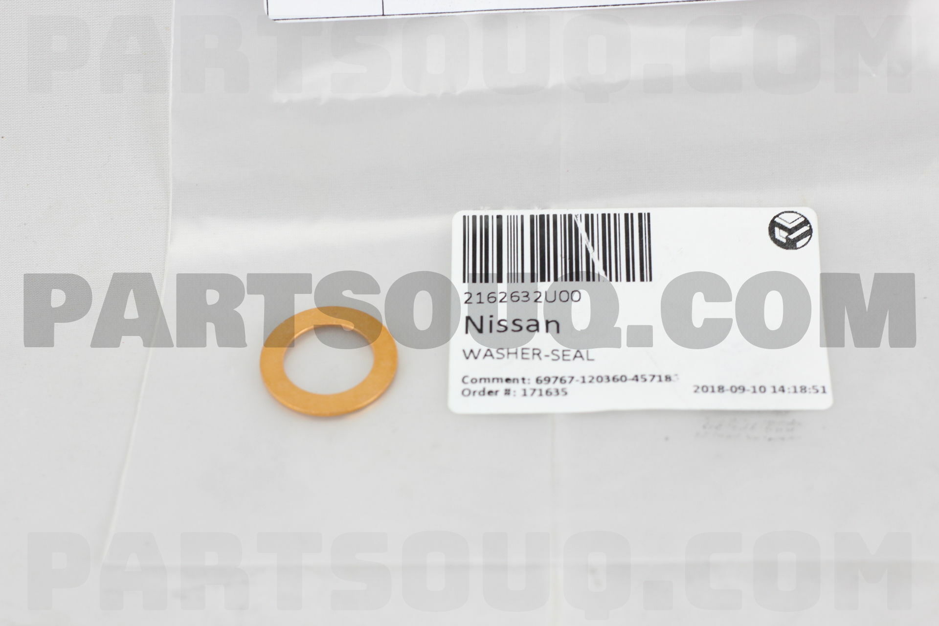 Nissan Washer-Seal 21626-32U00 