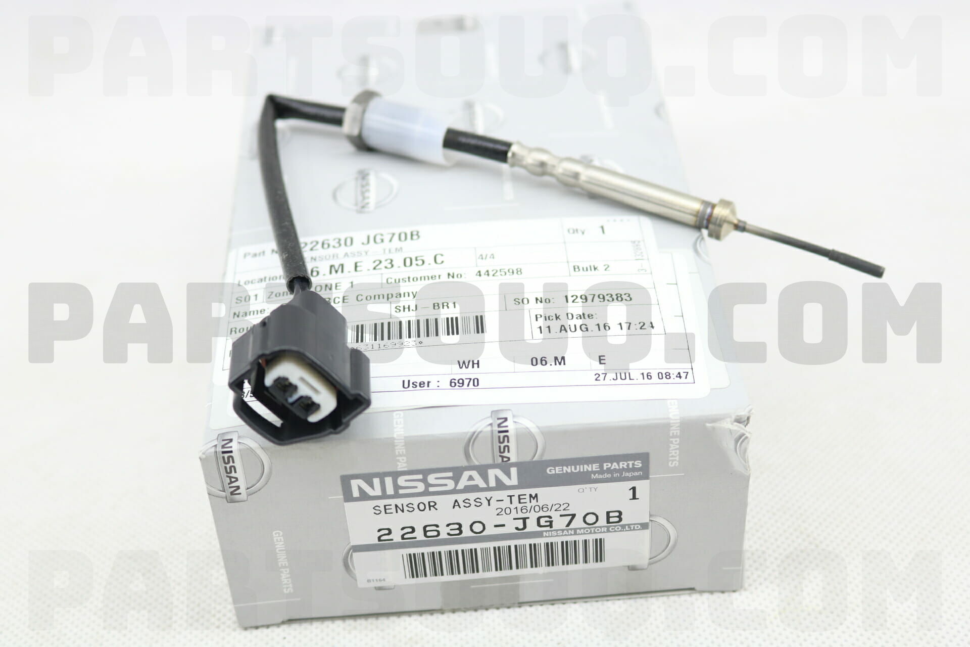 ENGINE COOLANT TEMPERATURE SENSOR 22630JG70B Nissan Parts PartSouq