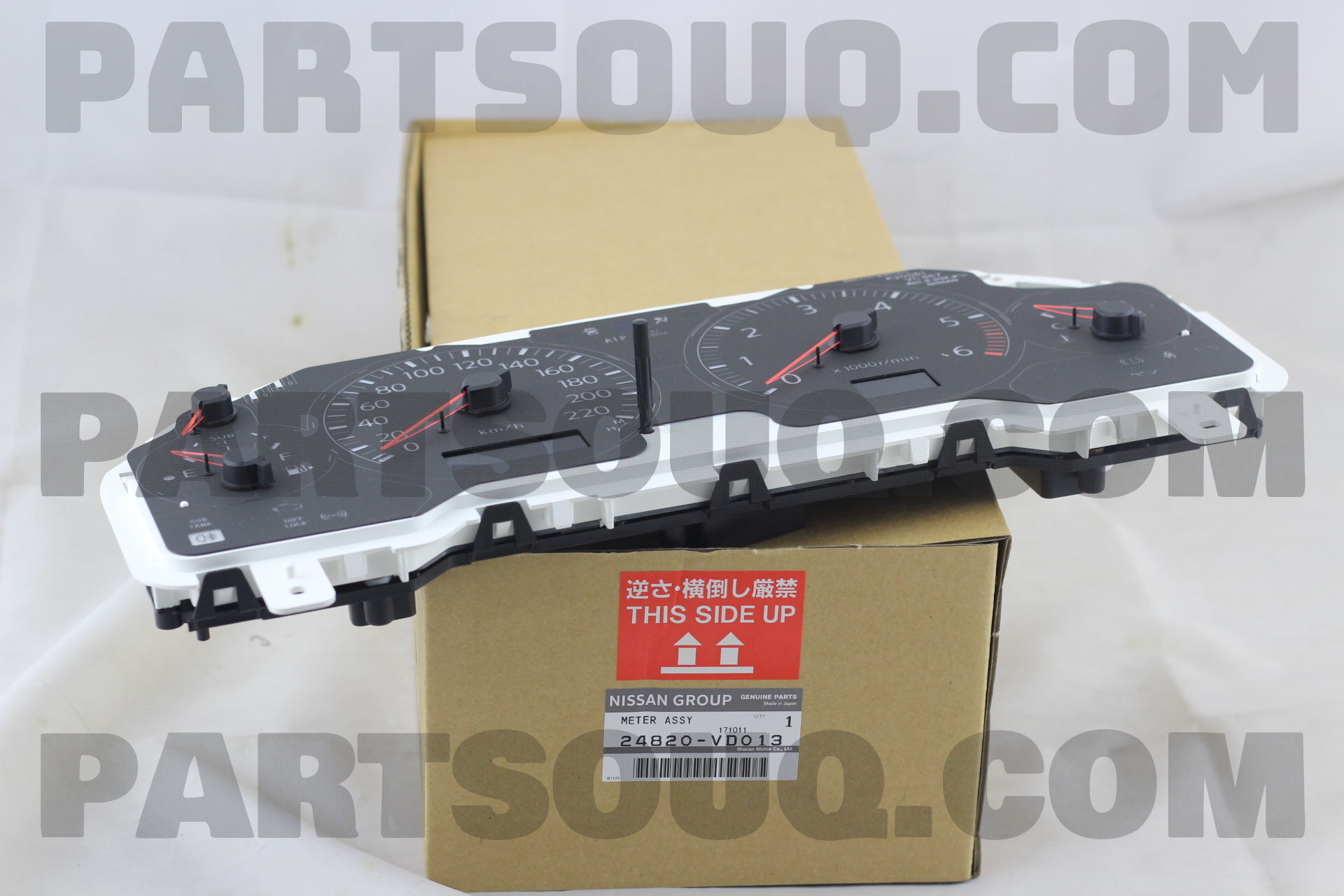 SPEEDOMETER ASSY-WITH ODO & FUEL METER 24820VD013 | Nissan Parts | PartSouq