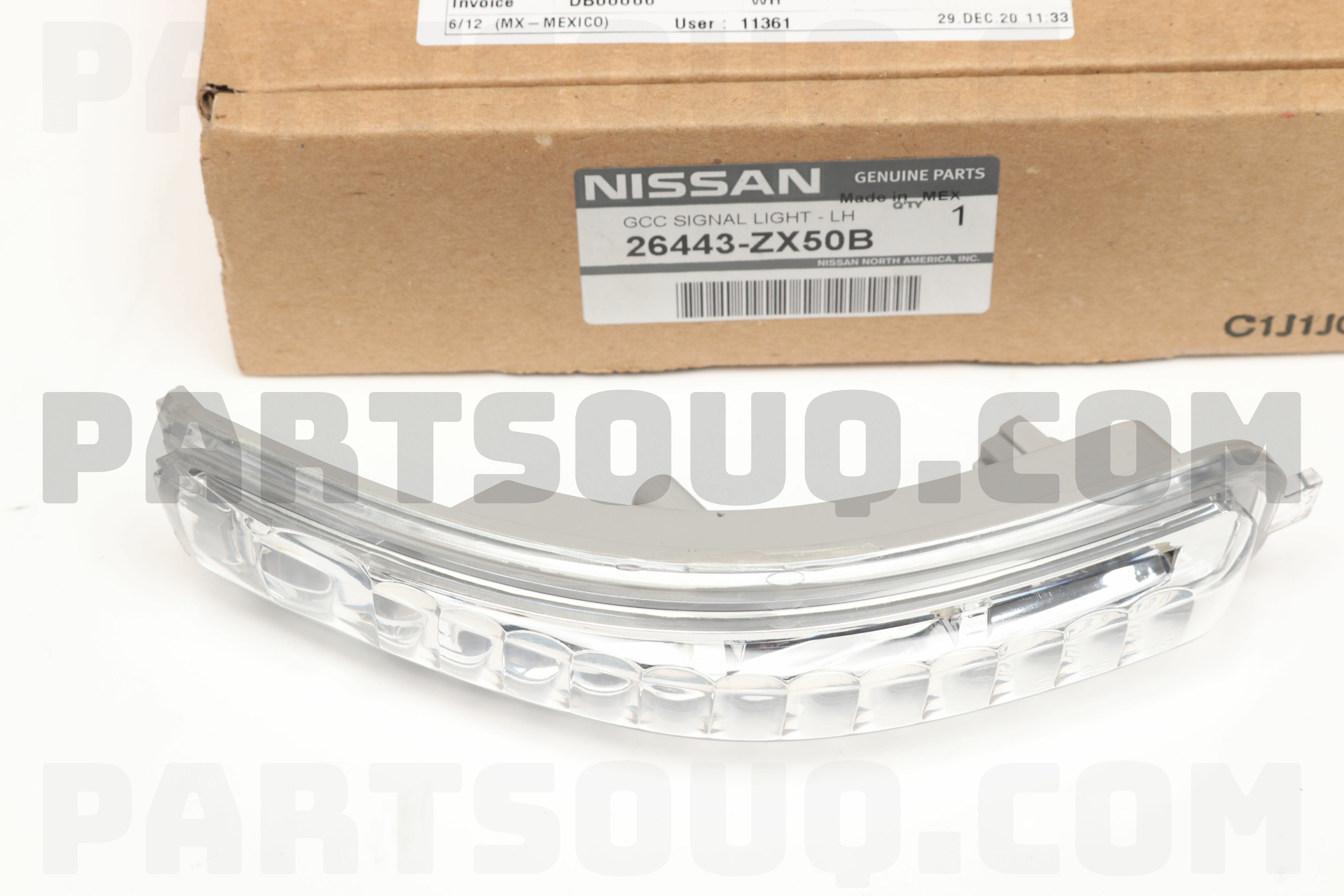 LENS-DOOR MIRROR,LH 26443ZX50B | Nissan Parts | PartSouq