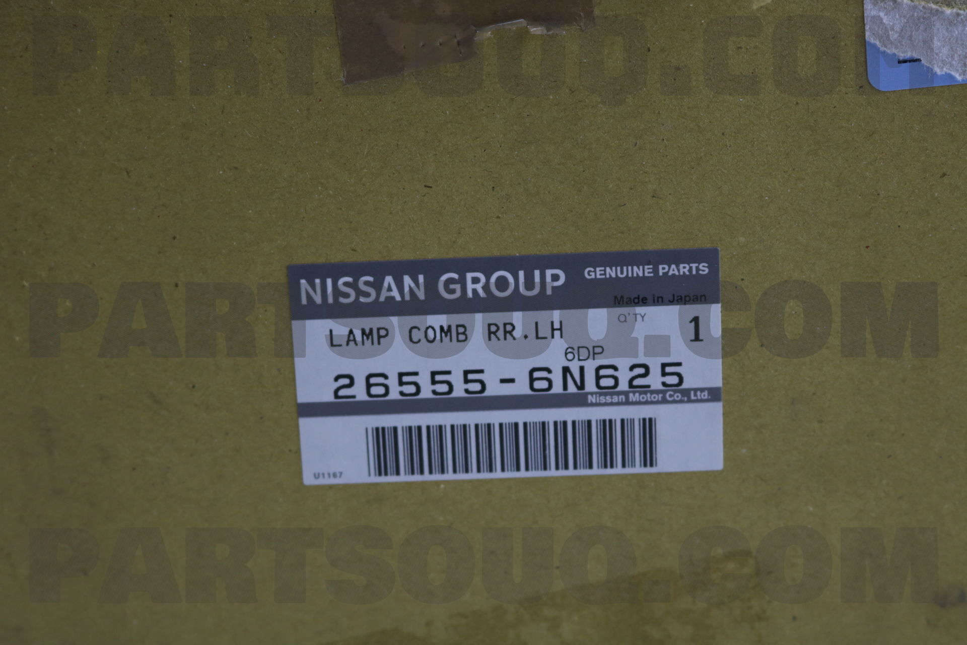 LAMP COMB RR,LH 265556N625 | Nissan Repuestos | PartSouq