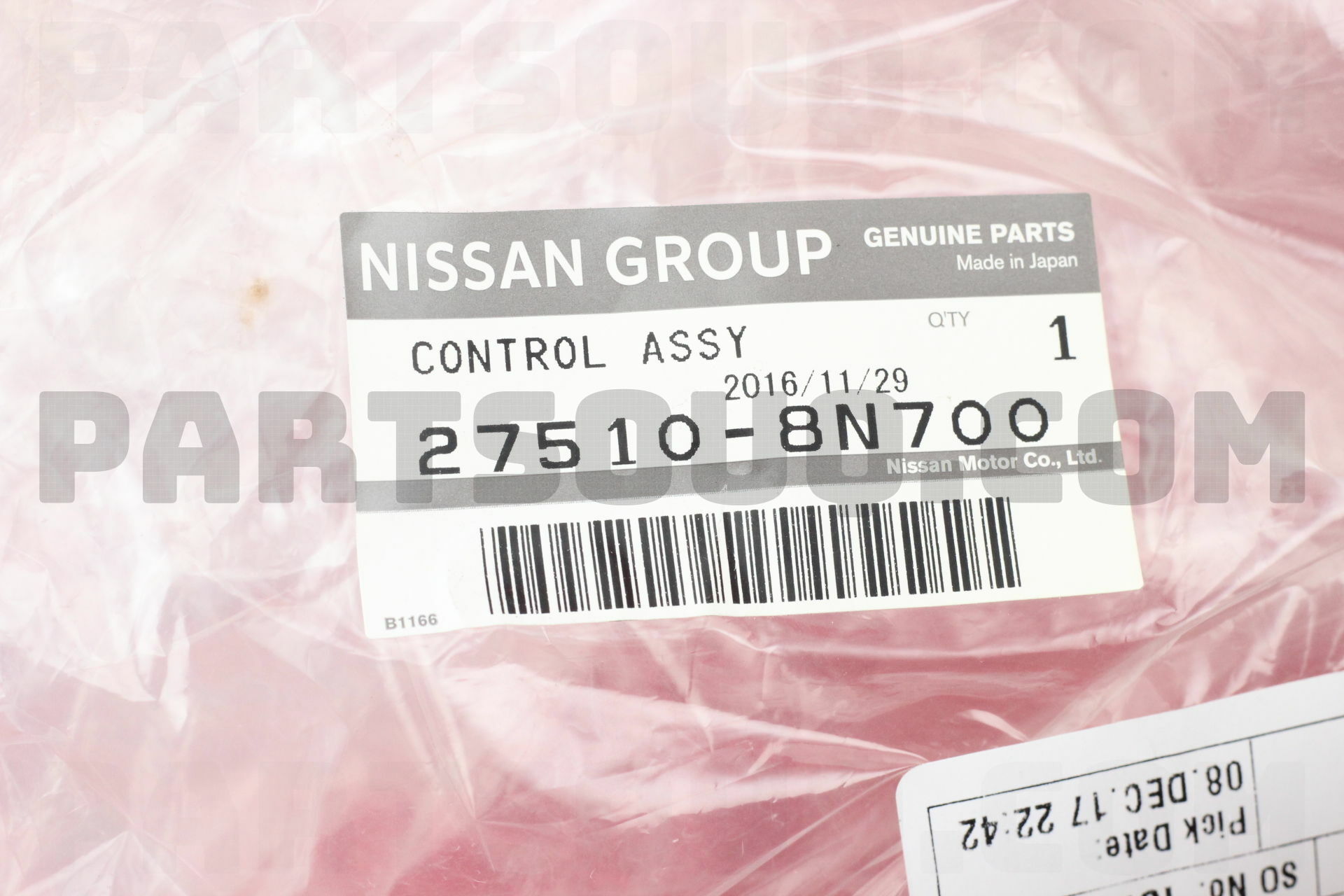 CONTROL ASSY 275108N700 | Nissan Parts | PartSouq