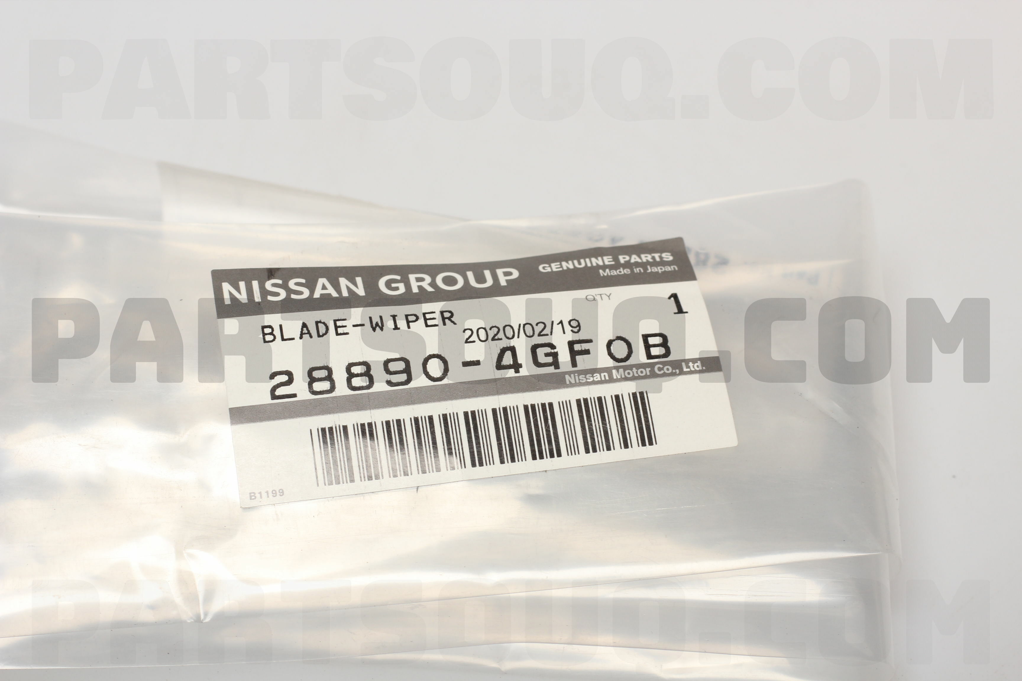 288904GF0B Genuine Nissan BLADE-WIPER 28890-4GF0B 