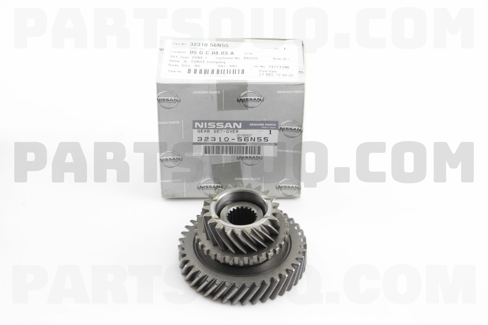 【あすつく】 3231056N55 SET-OVER GEAR | PartSouq | Parts Nissan イラスト